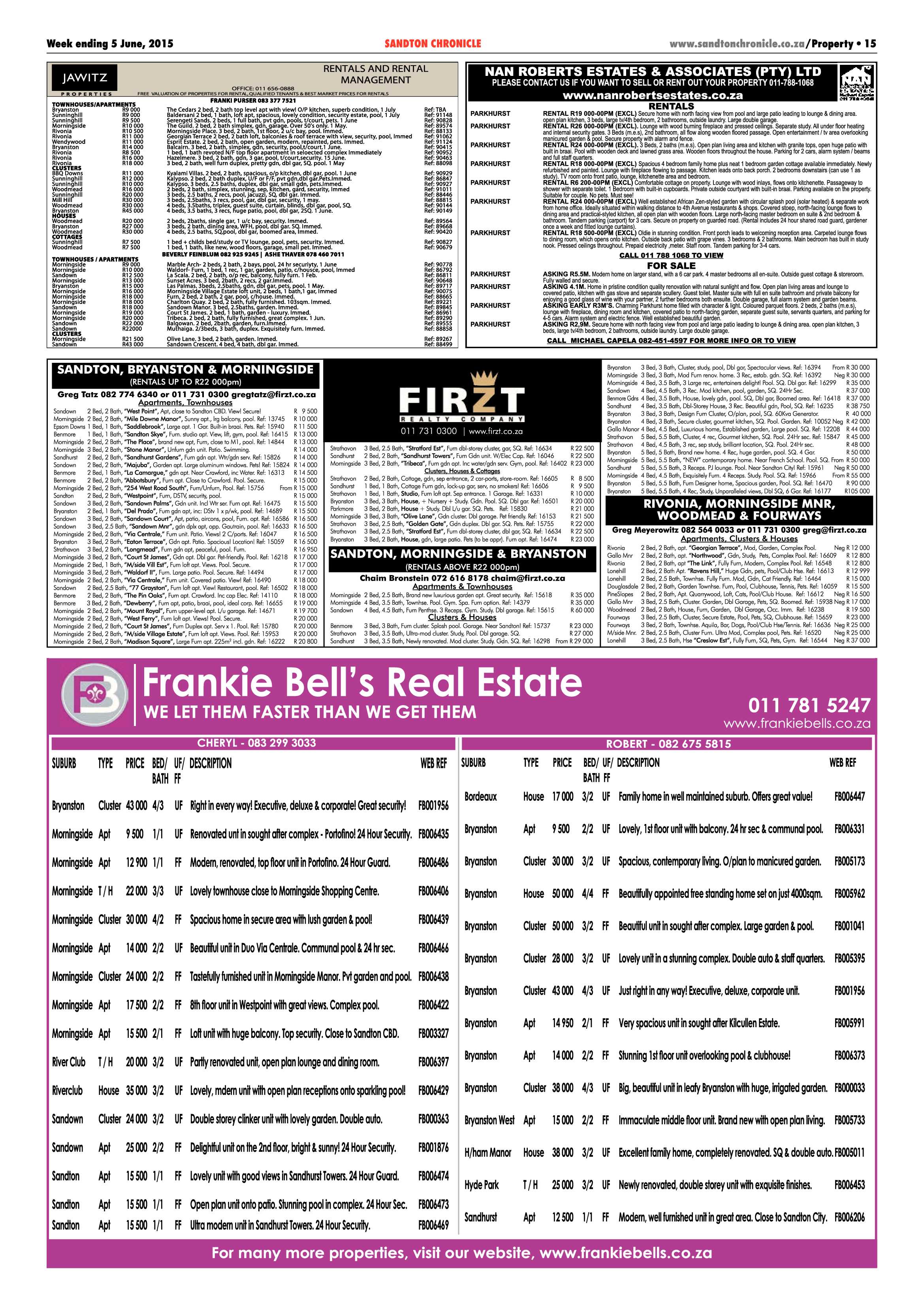 Sandton Chronicle 05 June 2015 page 23