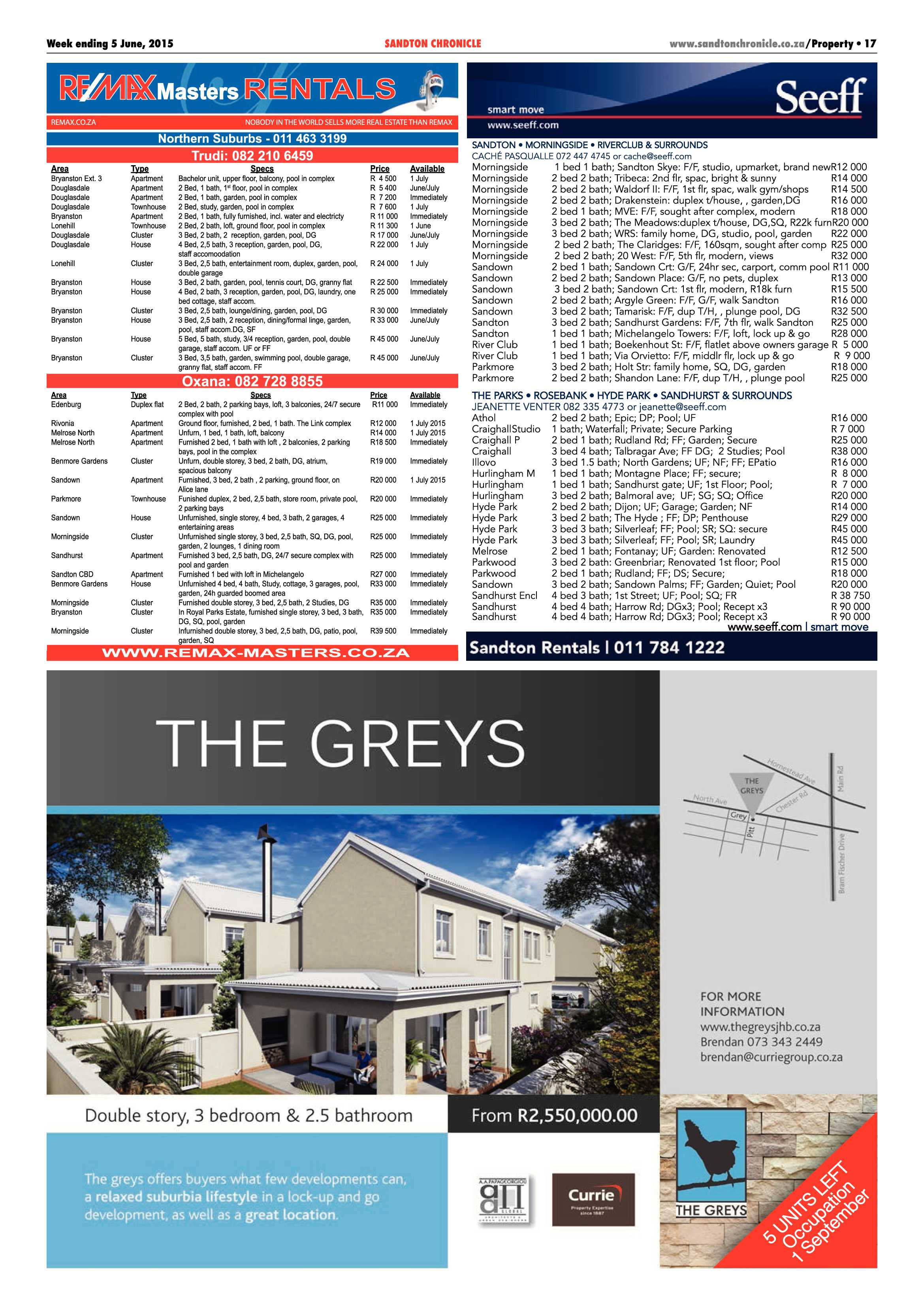 Sandton Chronicle 05 June 2015 page 25