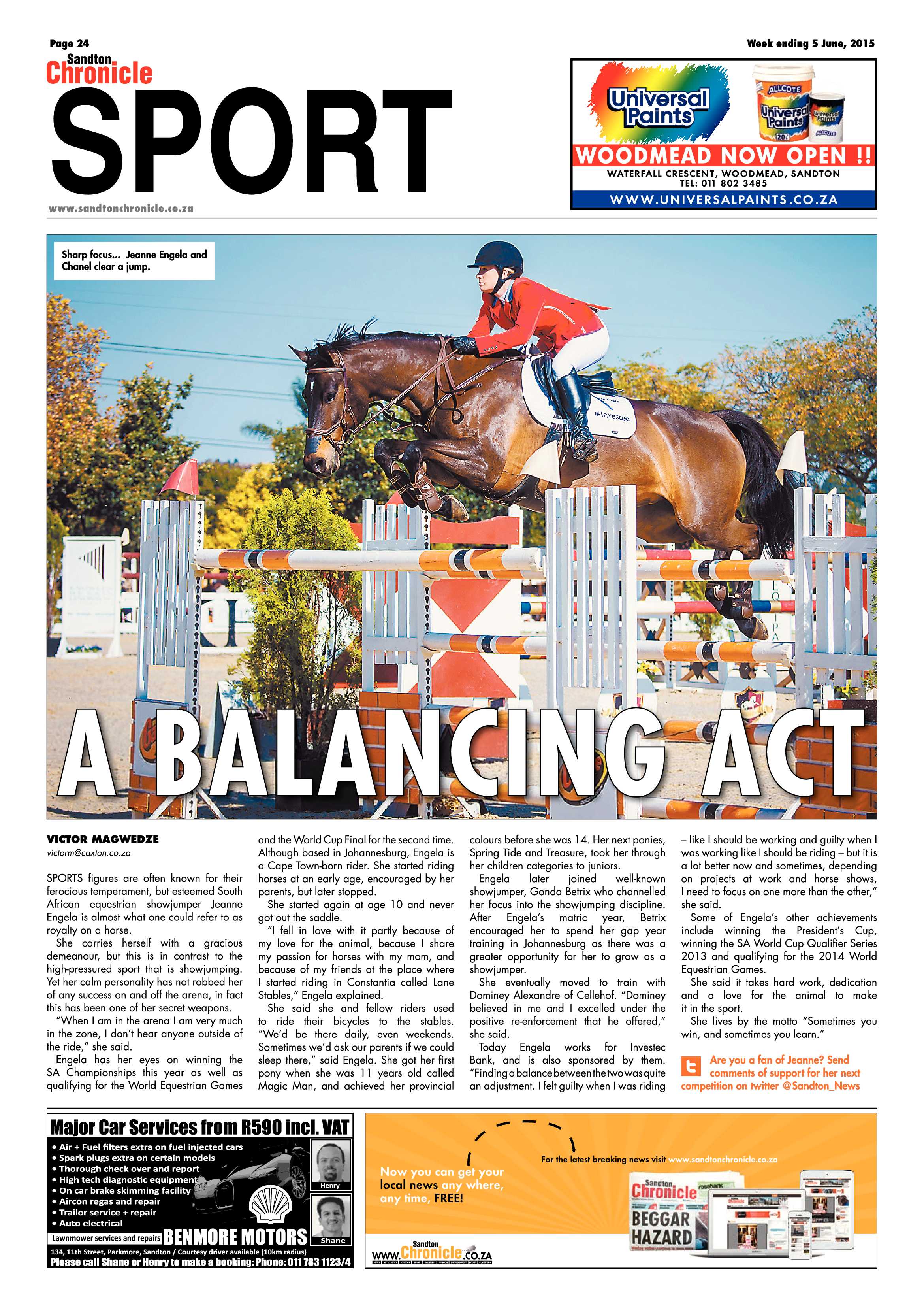 Sandton Chronicle 05 June 2015 page 32