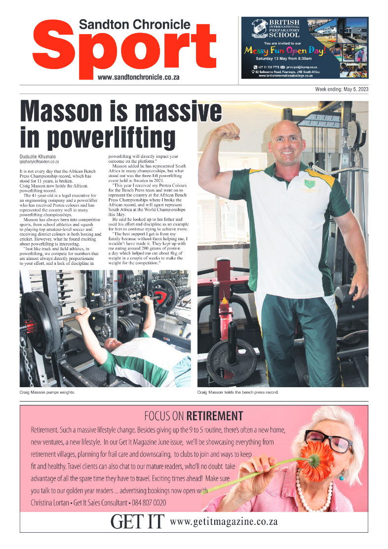 Sandton Chronicle 05 May 2023 page 12
