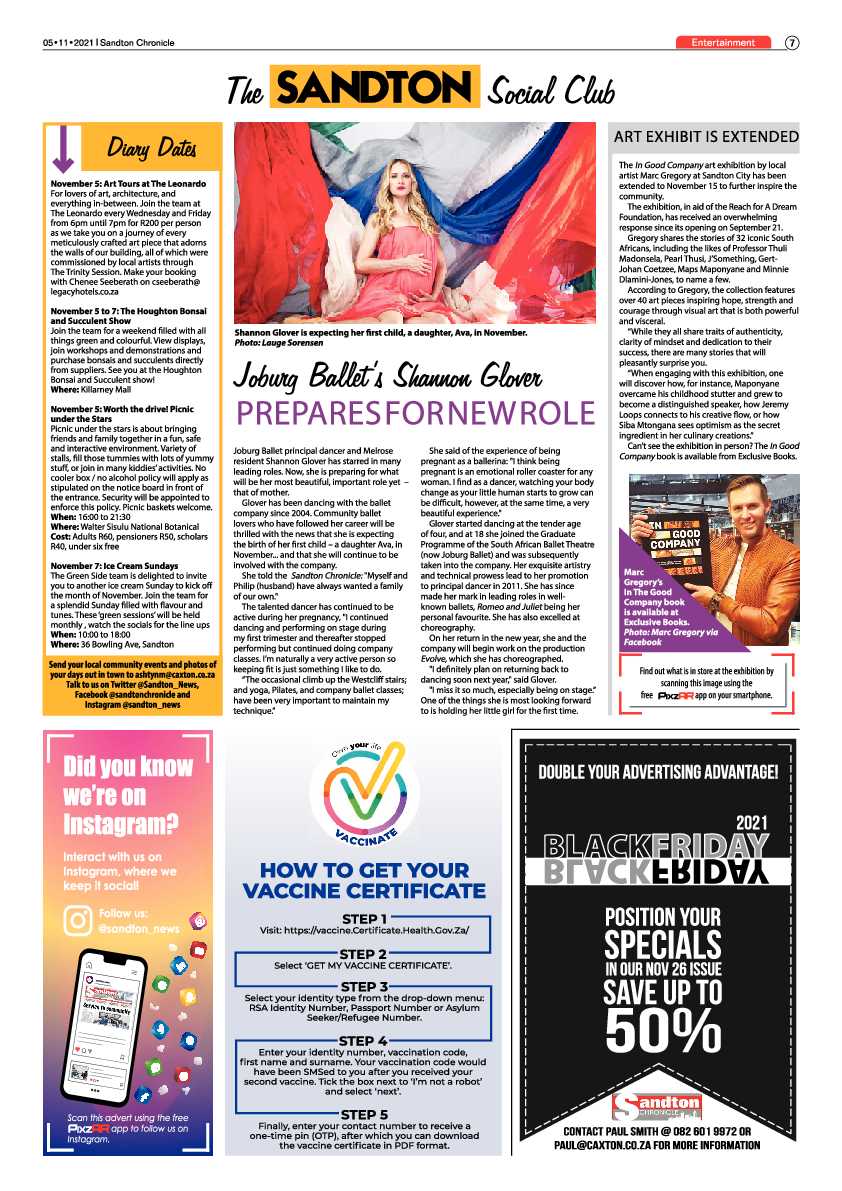 Sandton Chronicle 05 November 2021 page 7