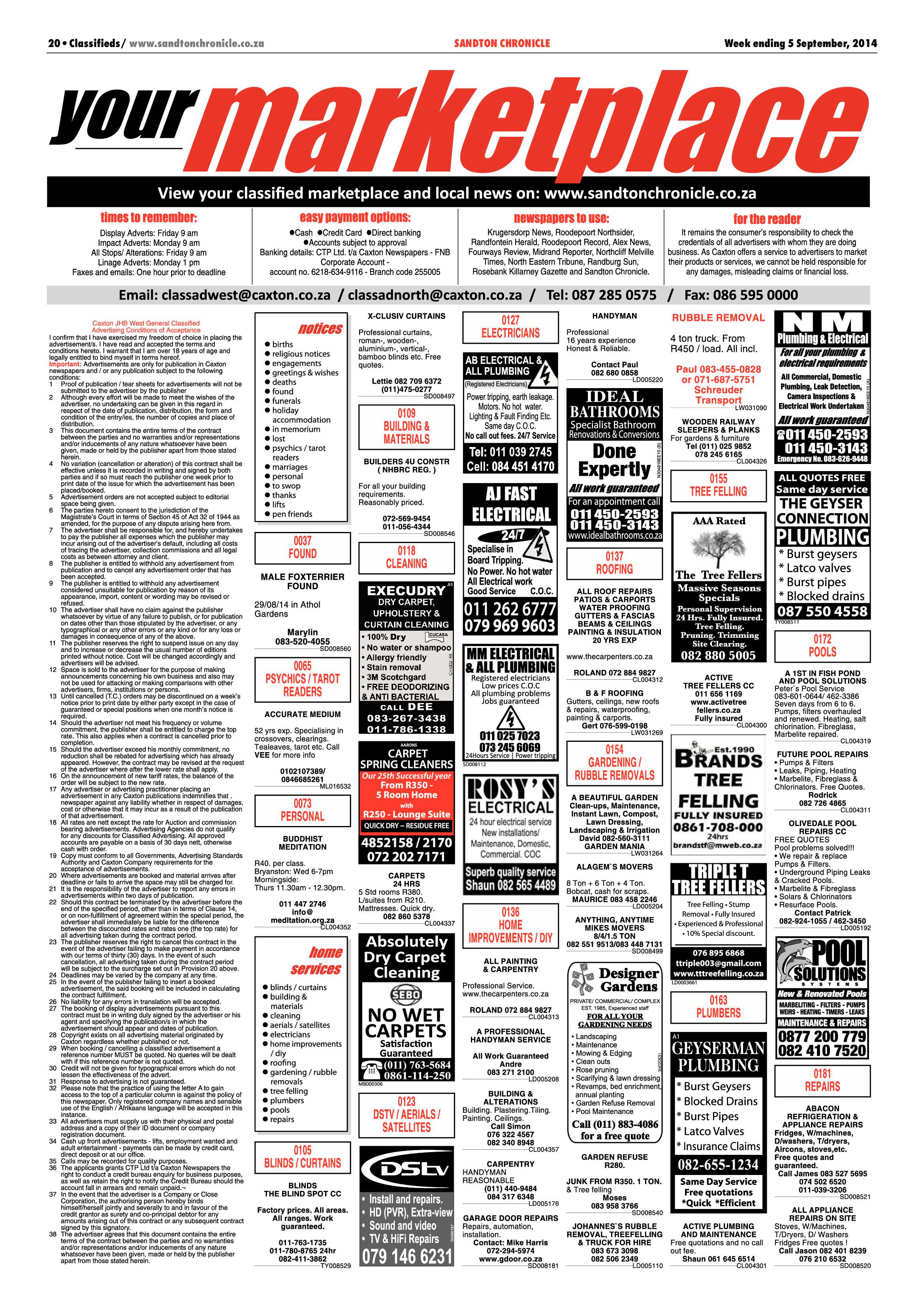 Sandton Chronicle 05 September 2014 page 28