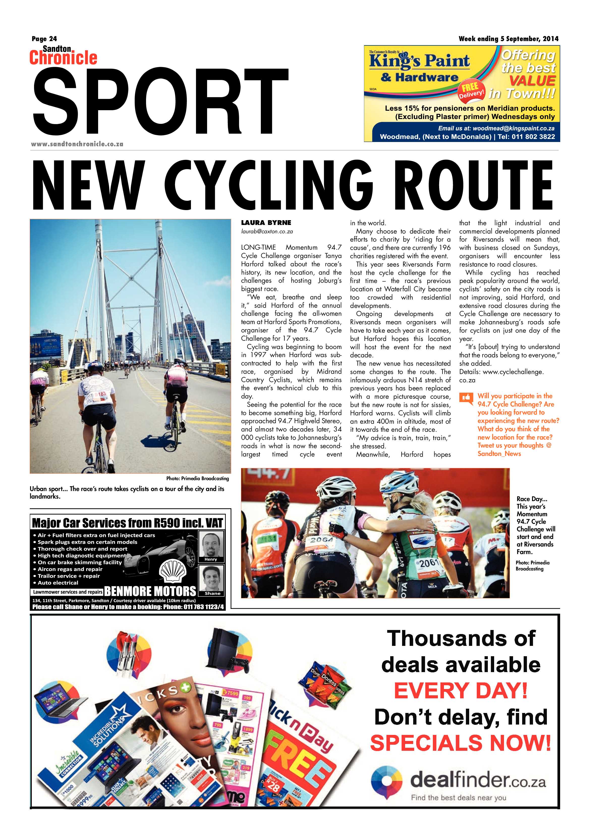 Sandton Chronicle 05 September 2014 page 32