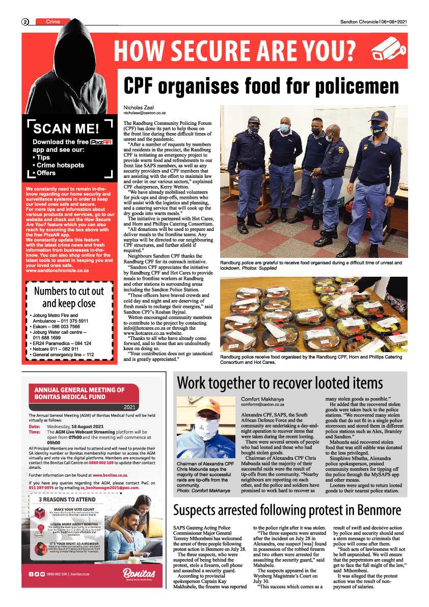 Sandton Chronicle 06 August 2021 page 2