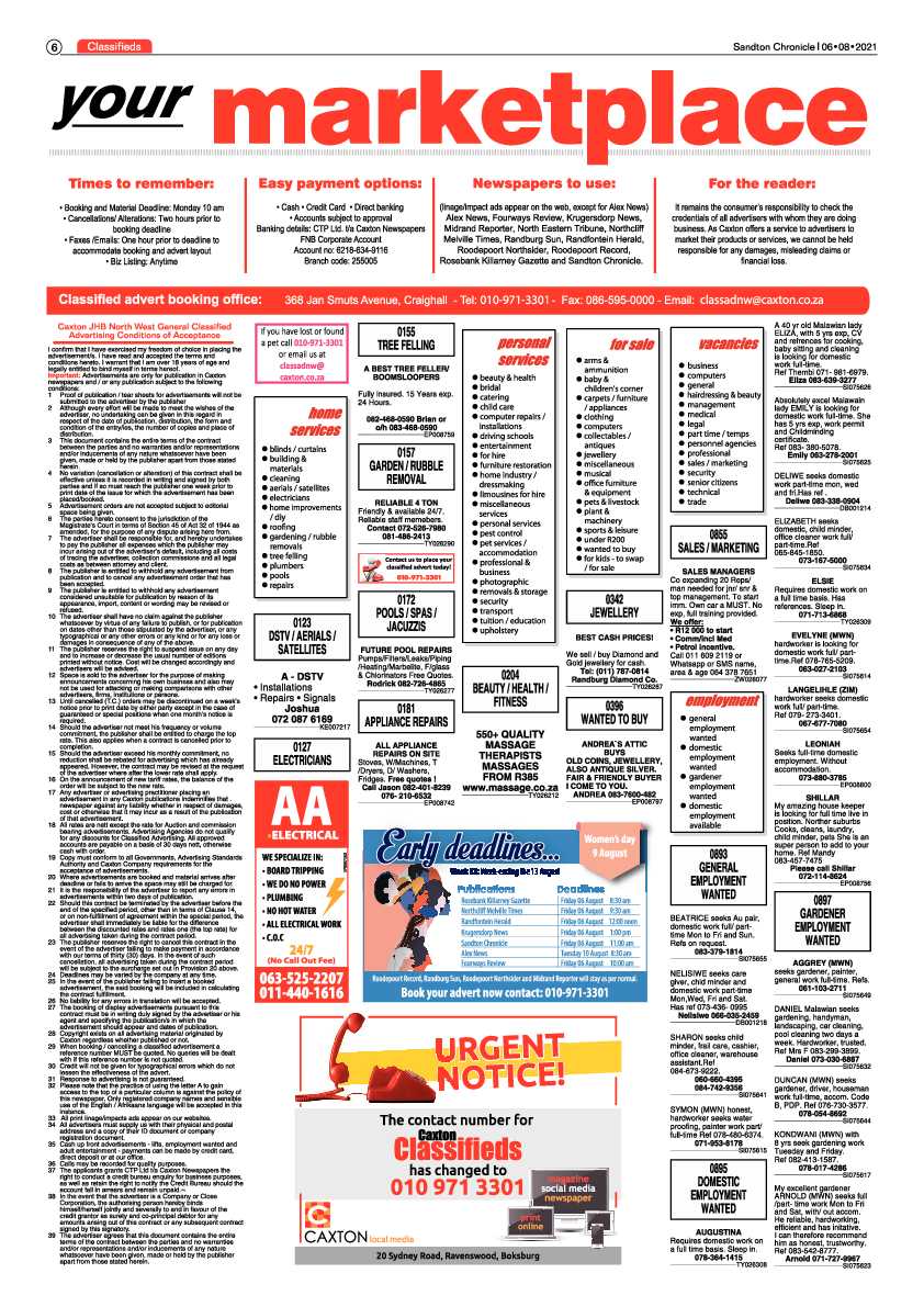 Sandton Chronicle 06 August 2021 page 6
