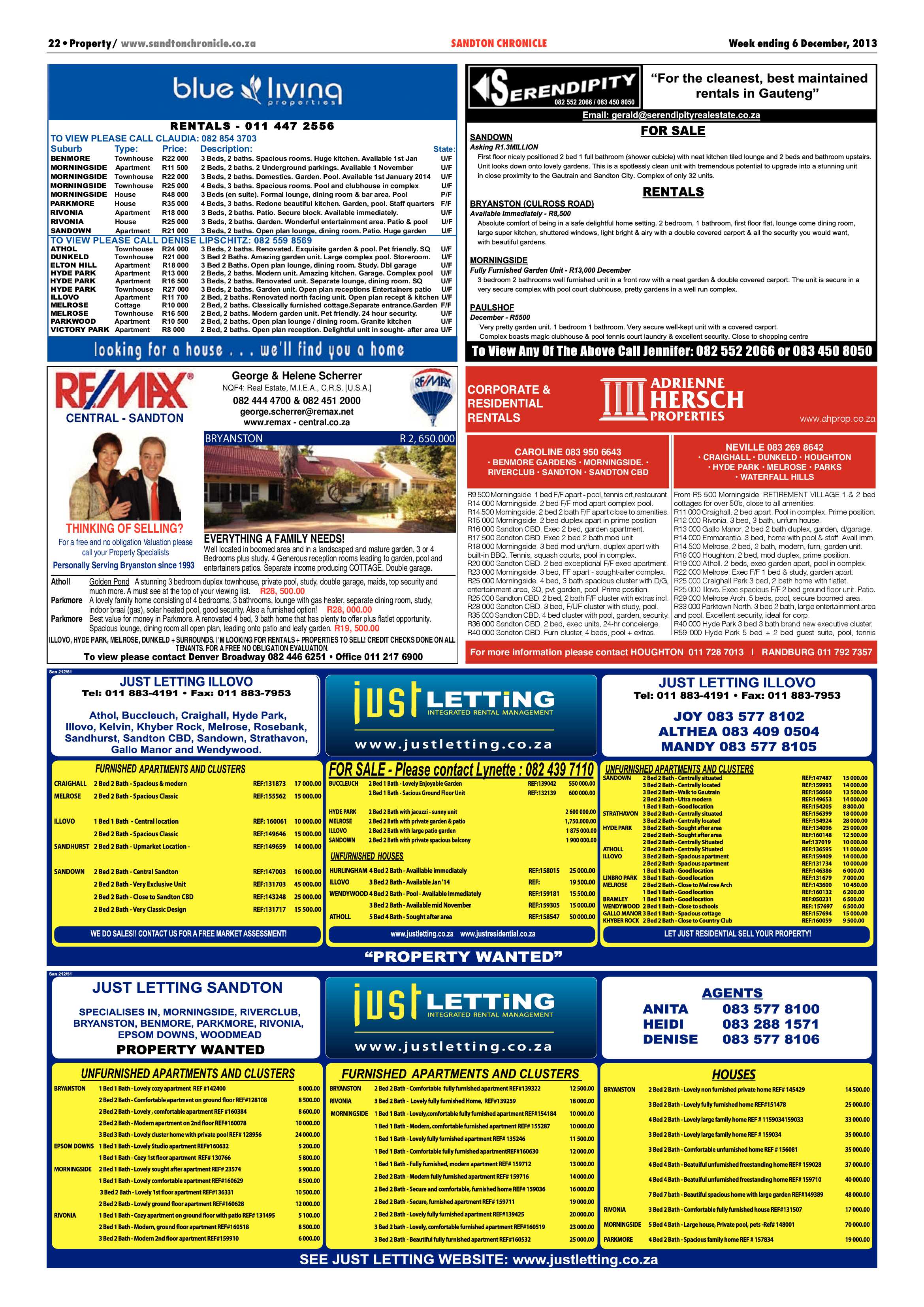 Sandton Chronicle 06 December 2013 page 38