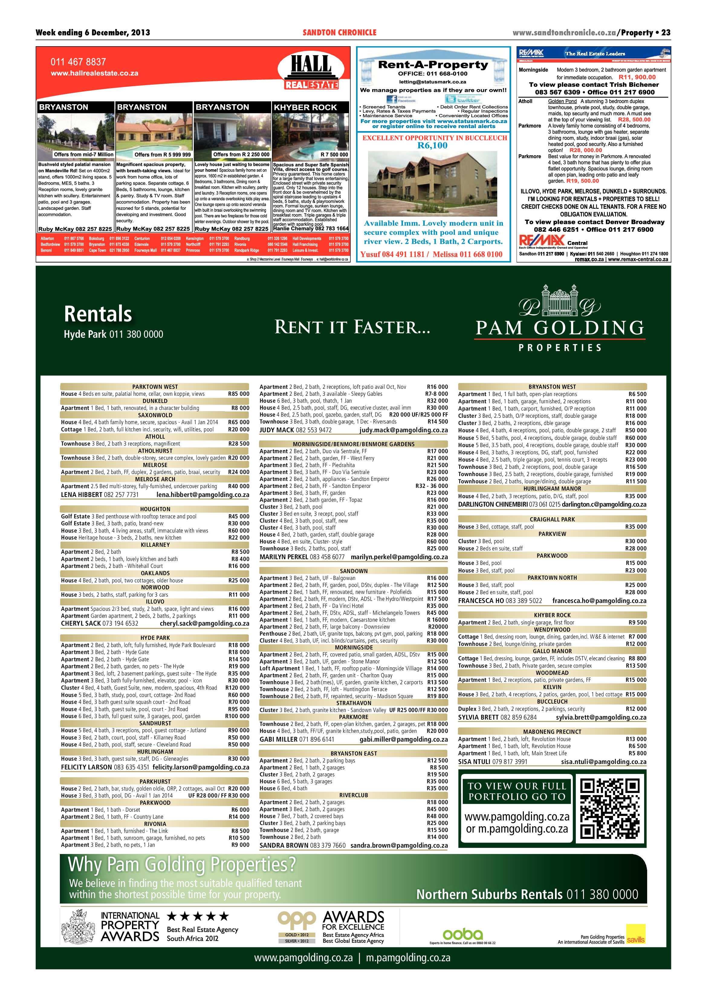 Sandton Chronicle 06 December 2013 page 39