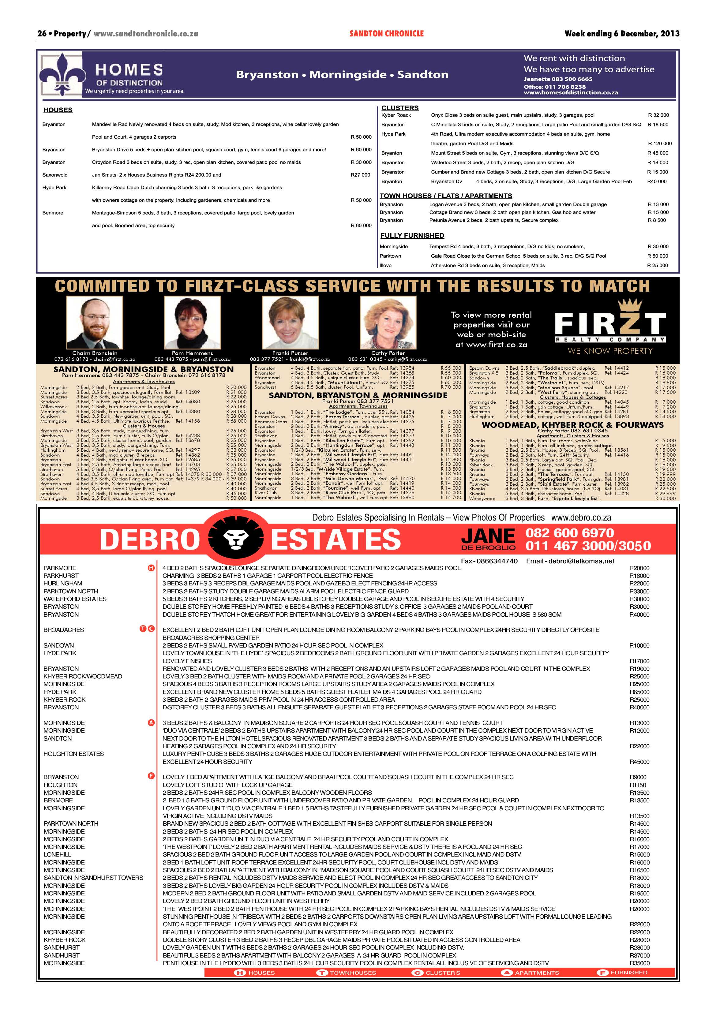 Sandton Chronicle 06 December 2013 page 42