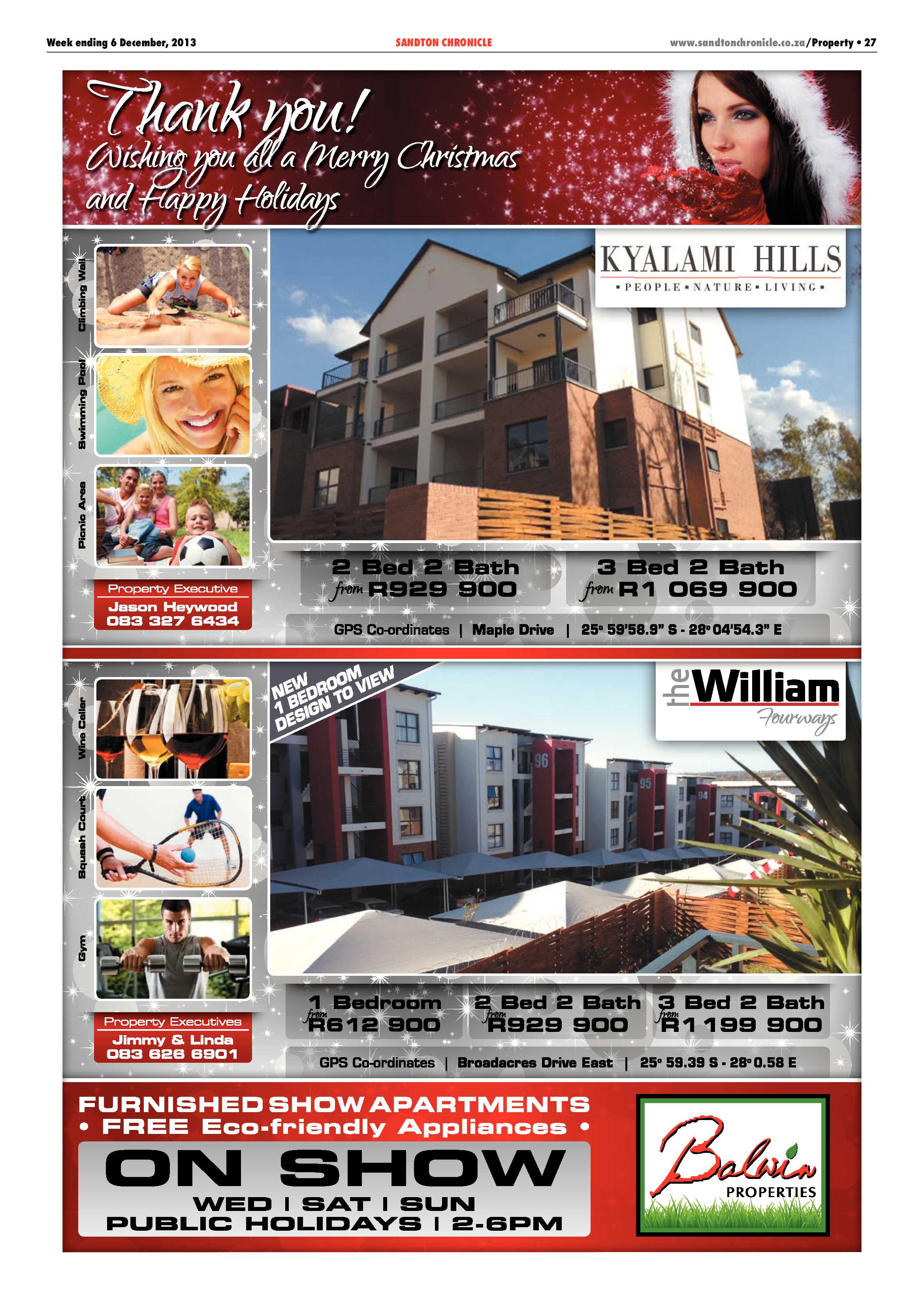 Sandton Chronicle 06 December 2013 page 43