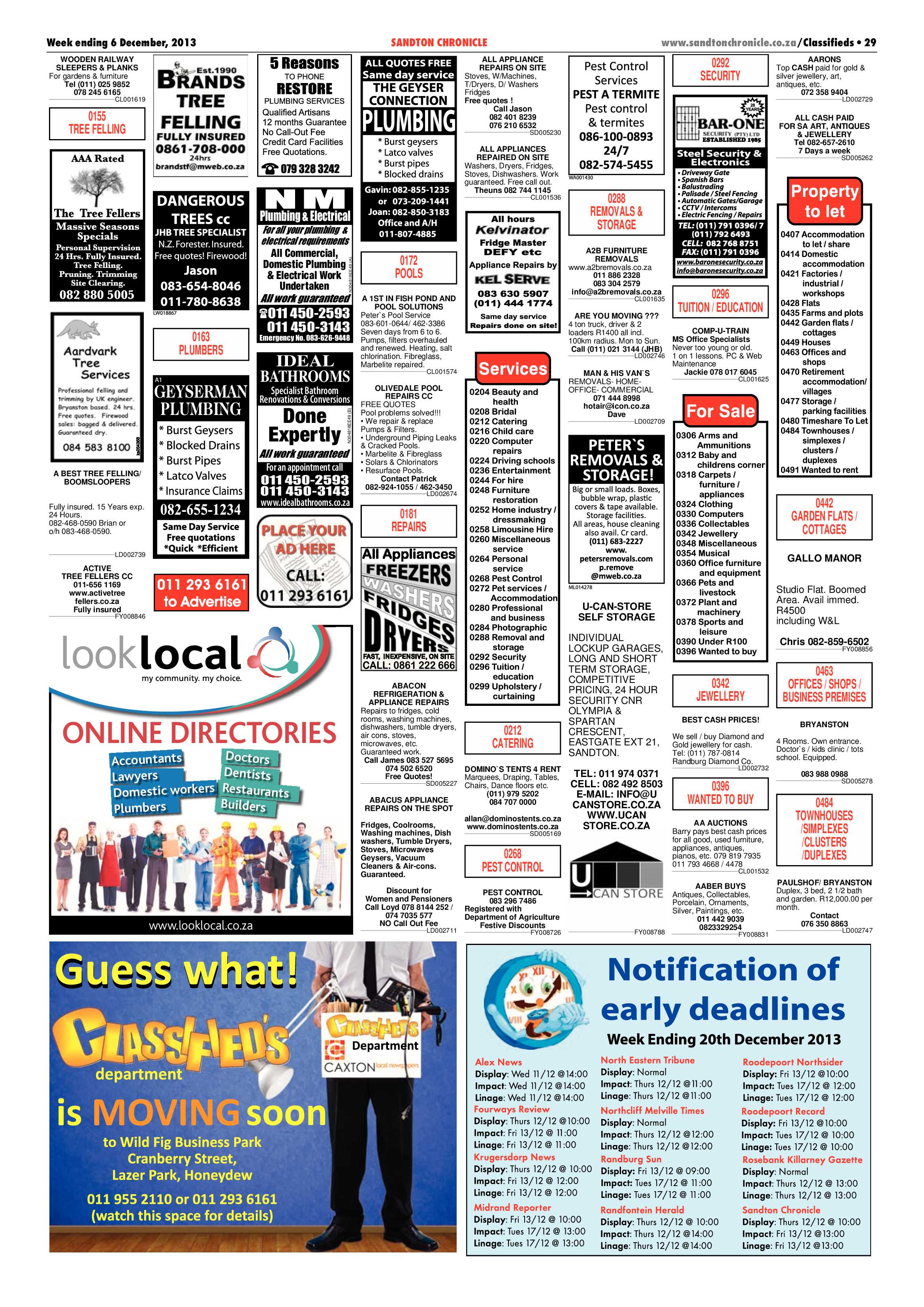 Sandton Chronicle 06 December 2013 page 45
