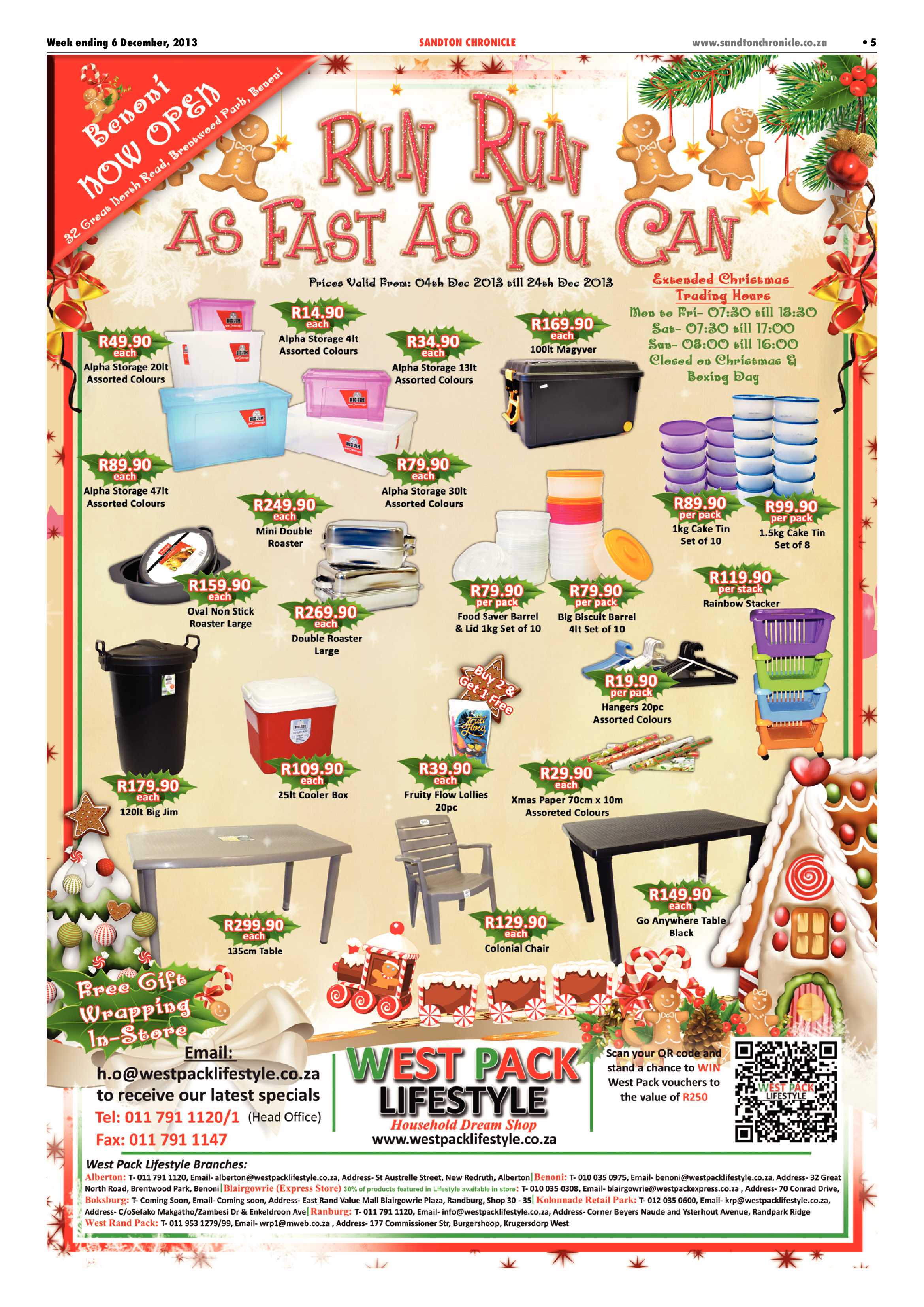 Sandton Chronicle 06 December 2013 page 5