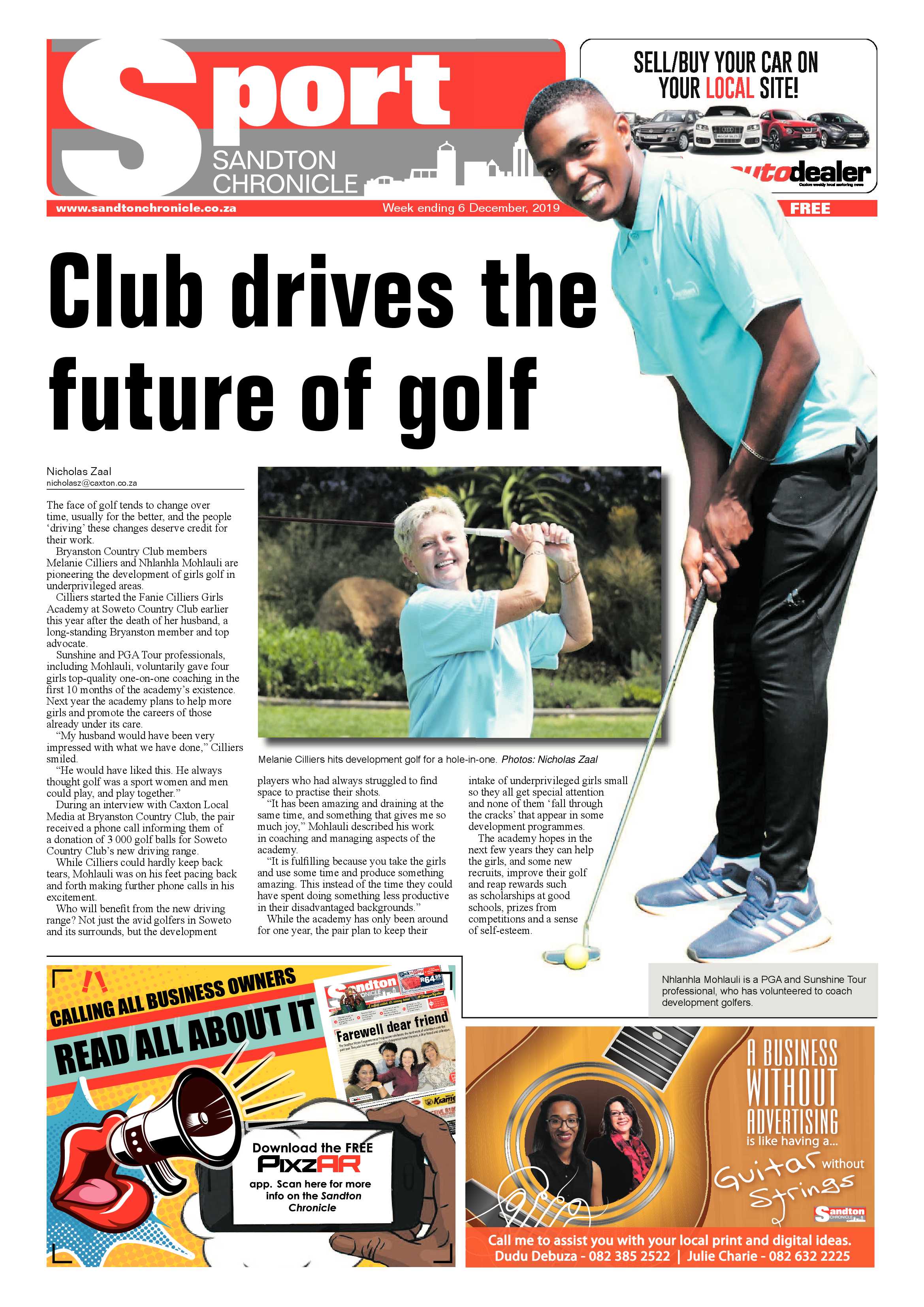 Sandton Chronicle 06 December 2019 page 20