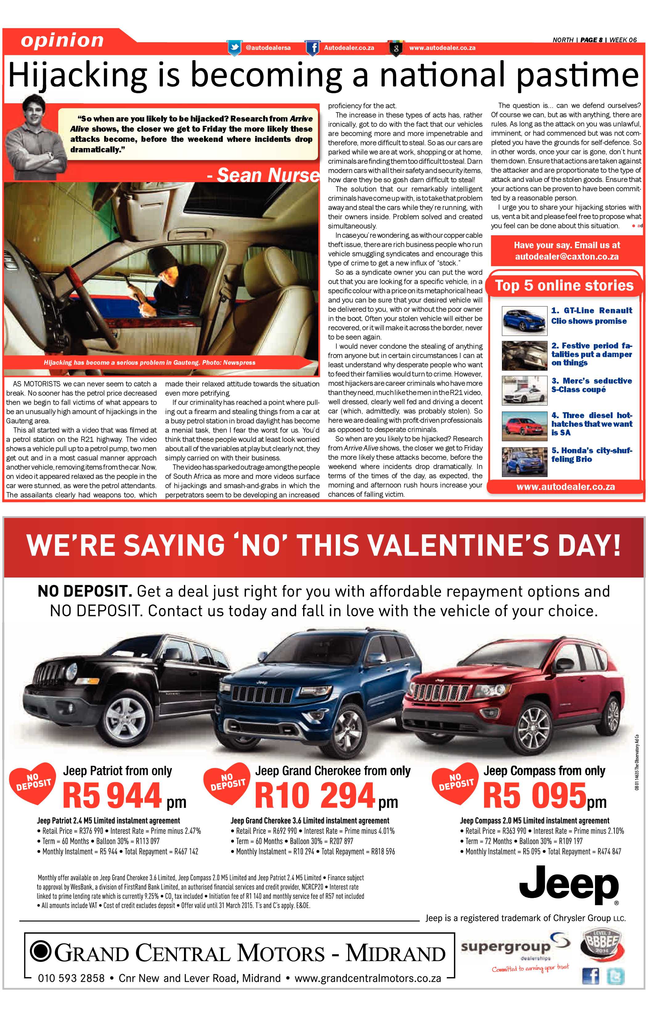 Sandton Chronicle 06 February 2015 page 18