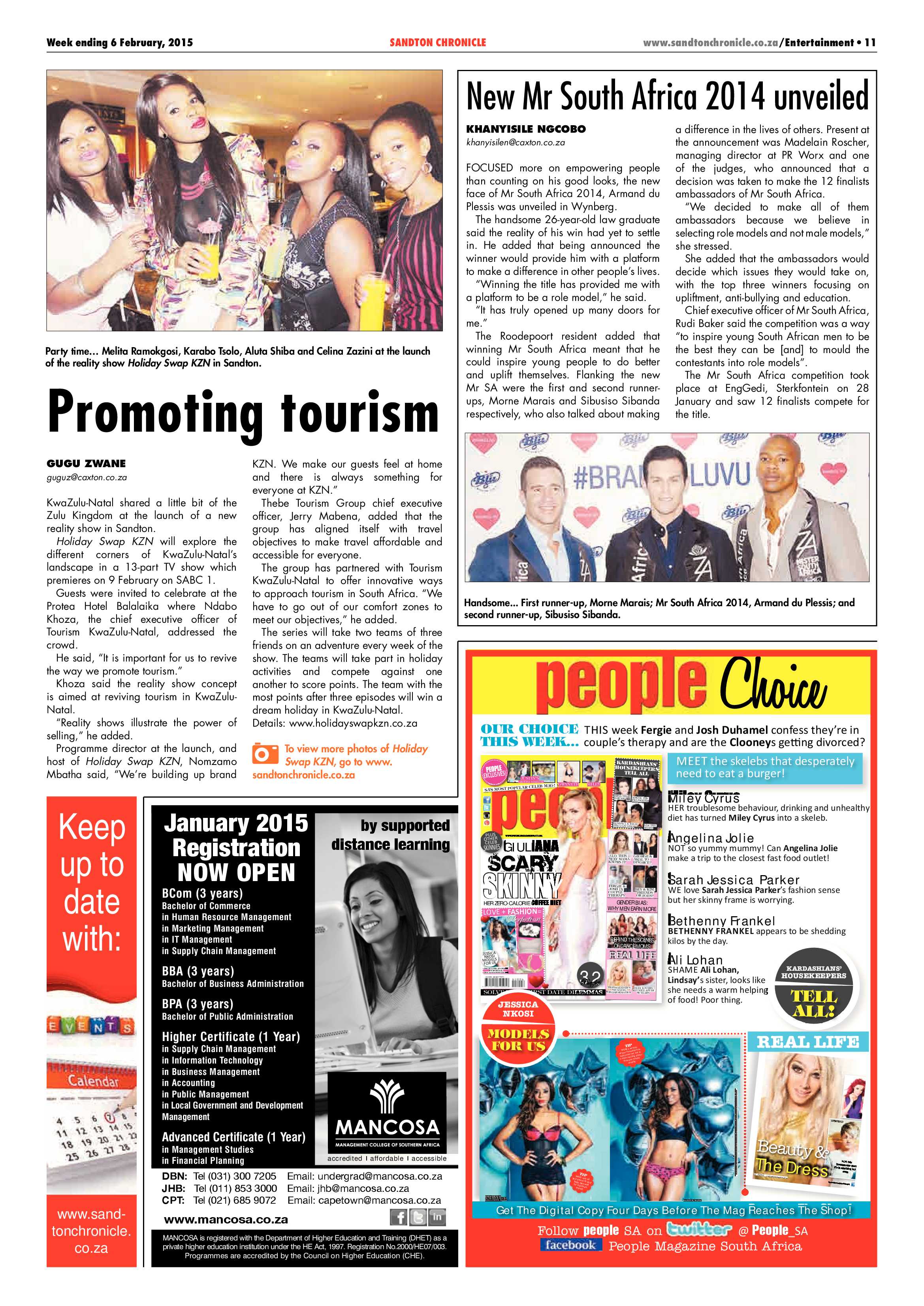 Sandton Chronicle 06 February 2015 page 19