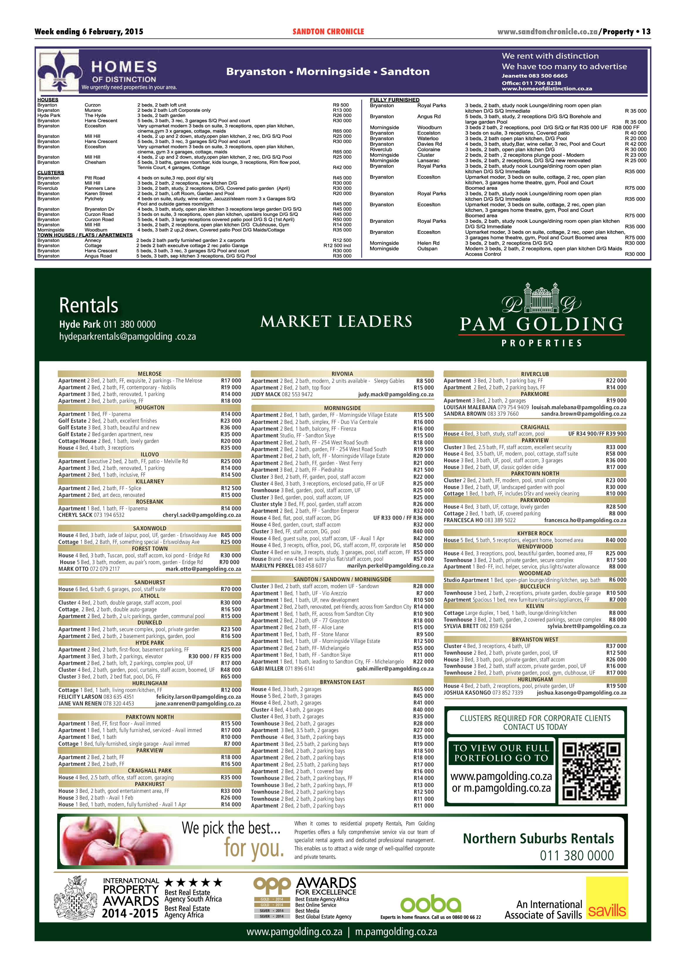 Sandton Chronicle 06 February 2015 page 21