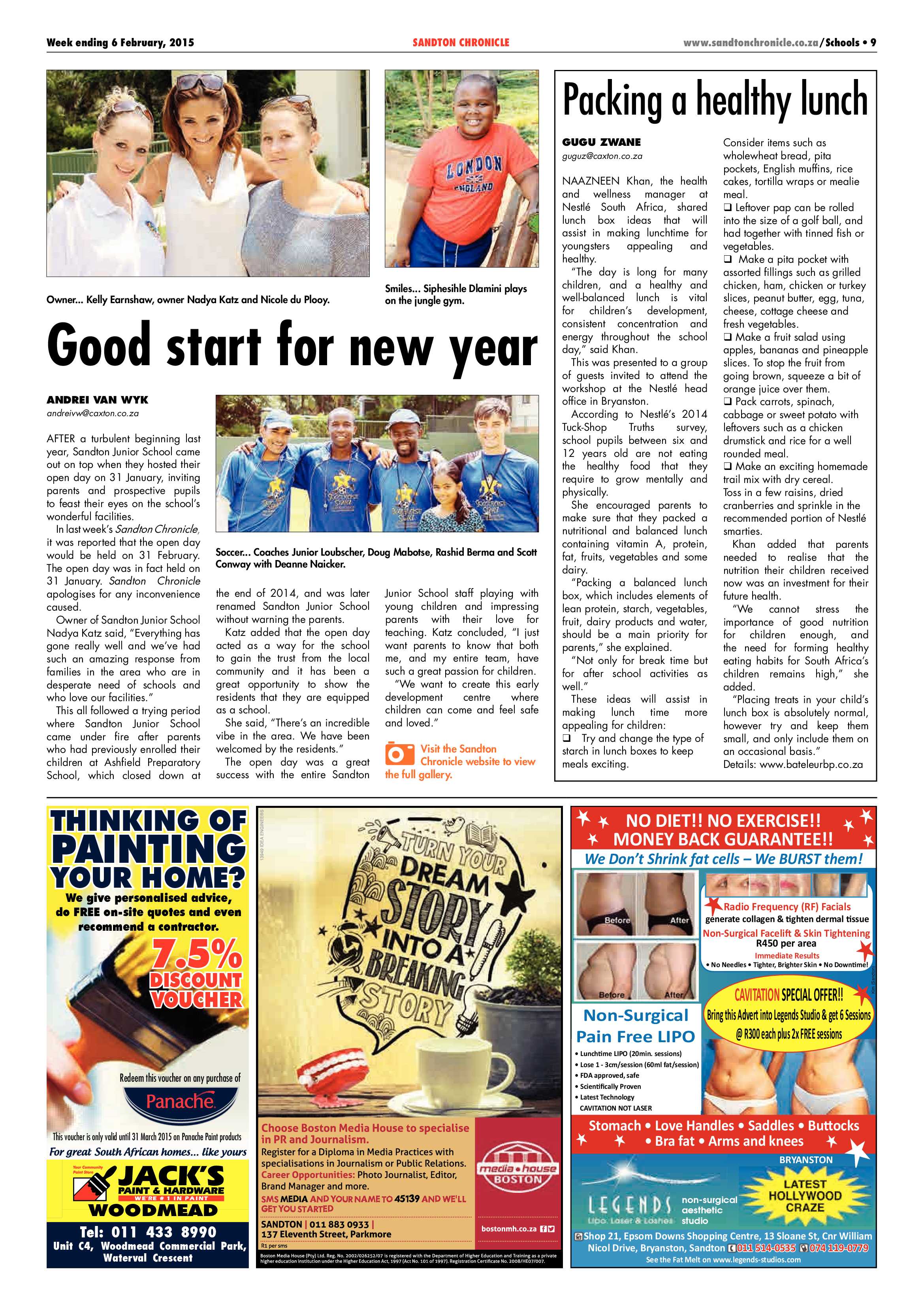 Sandton Chronicle 06 February 2015 page 9