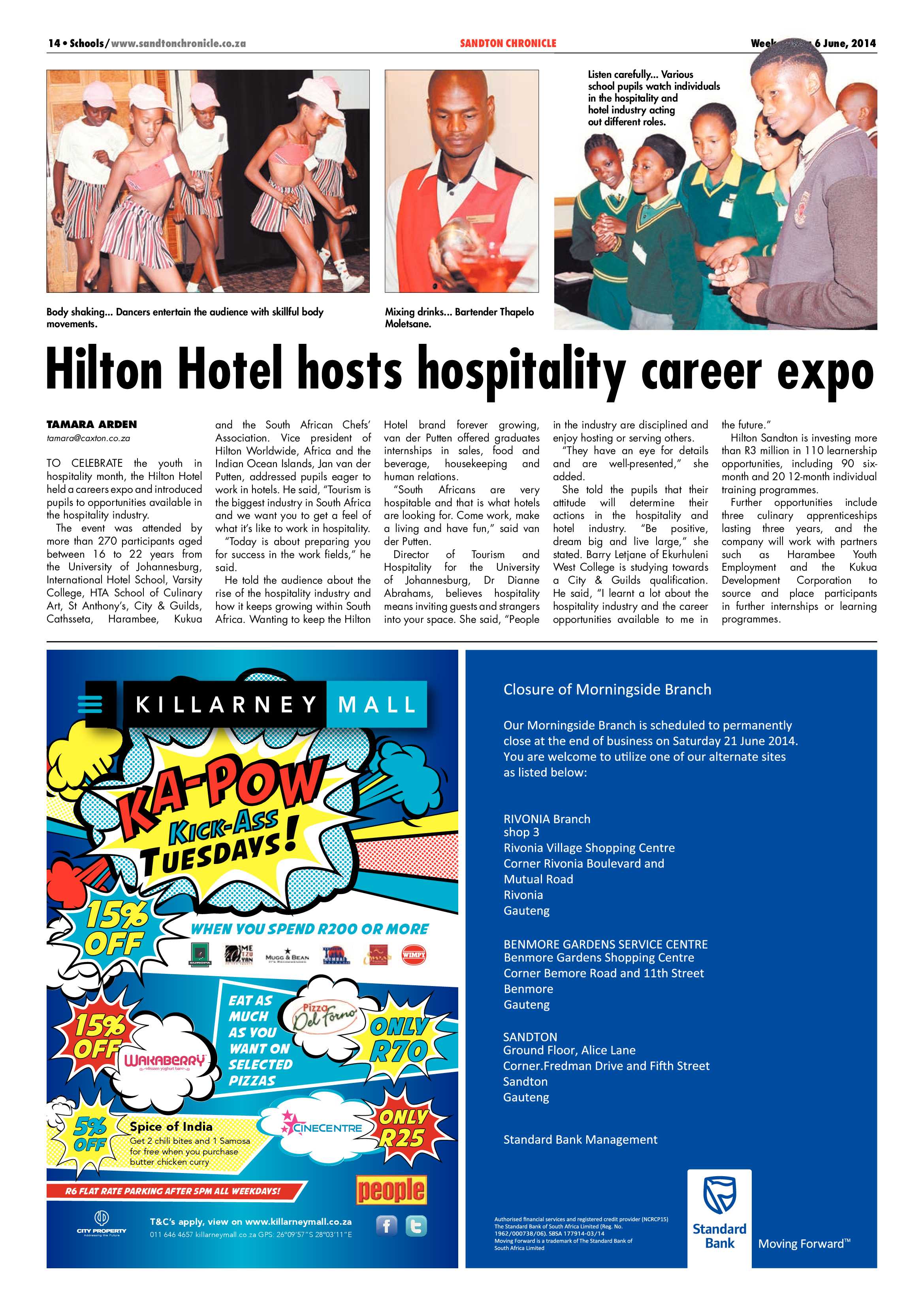 Sandton Chronicle 06 June 2014 page 14