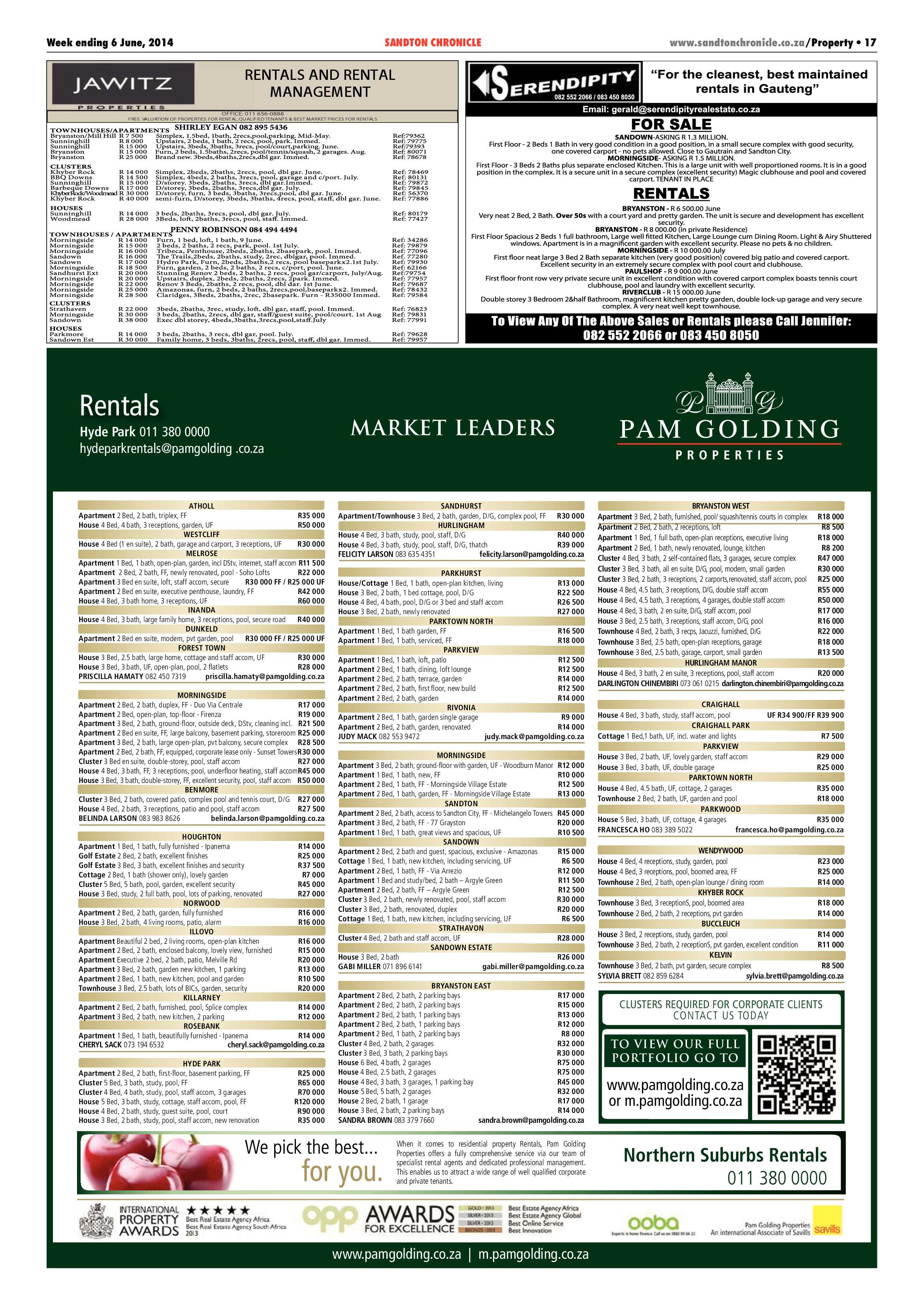 Sandton Chronicle 06 June 2014 page 17