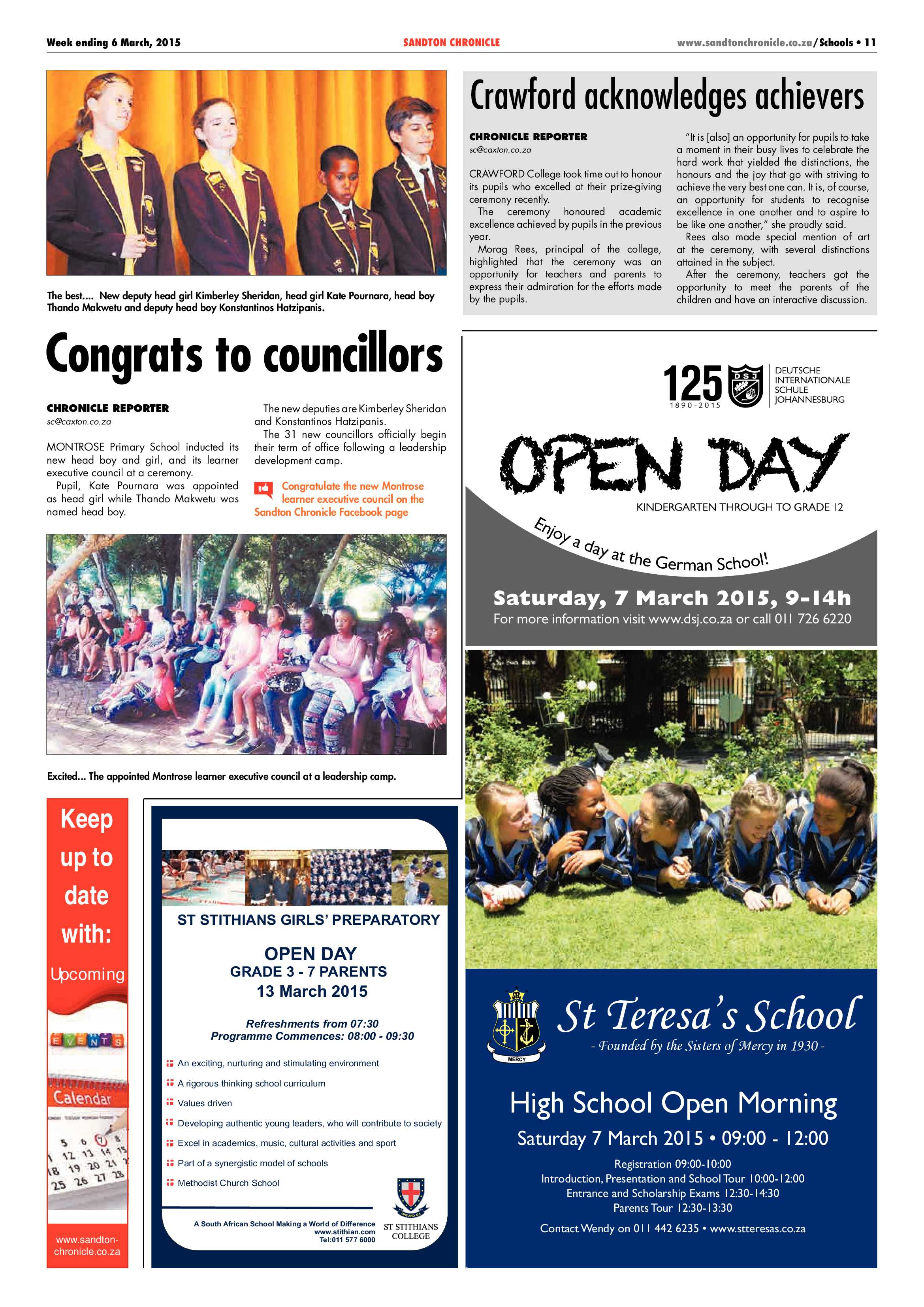 Sandton Chronicle 06 March 2015 page 11