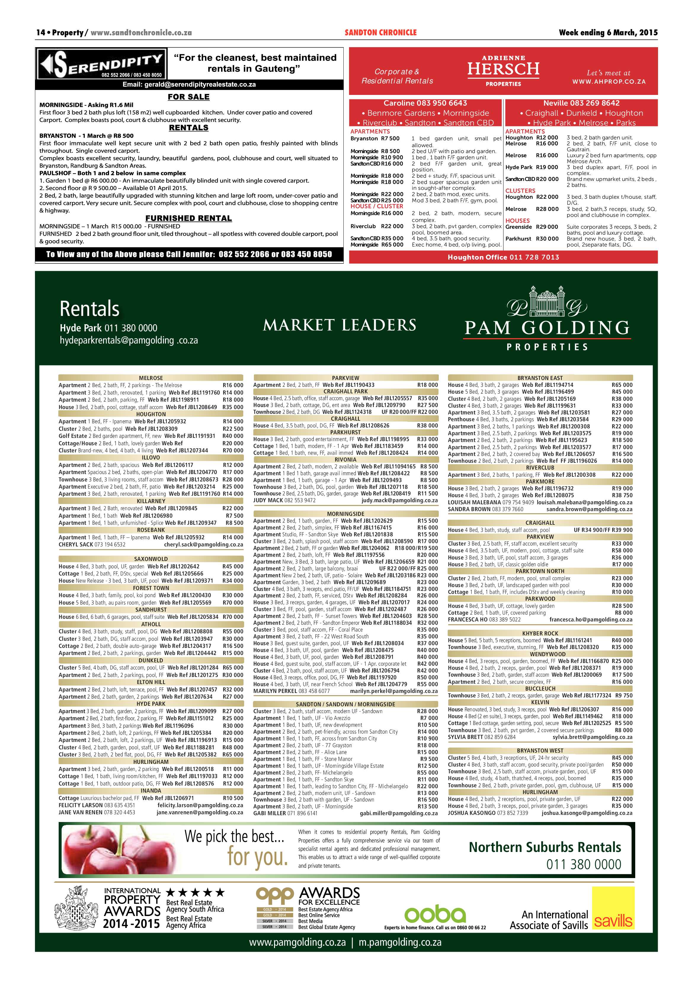Sandton Chronicle 06 March 2015 page 14