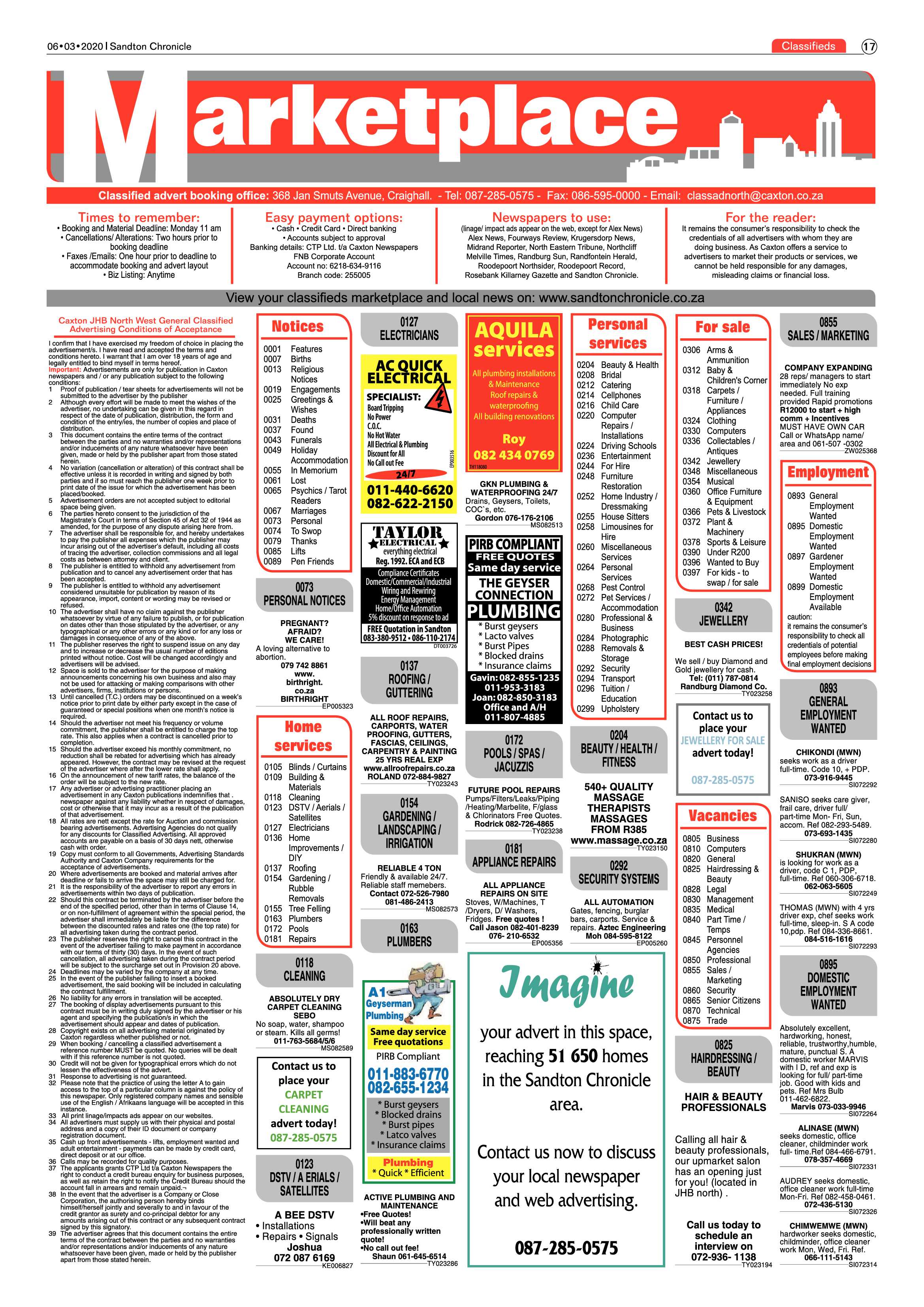 Sandton Chronicle 06 March 2020 page 17