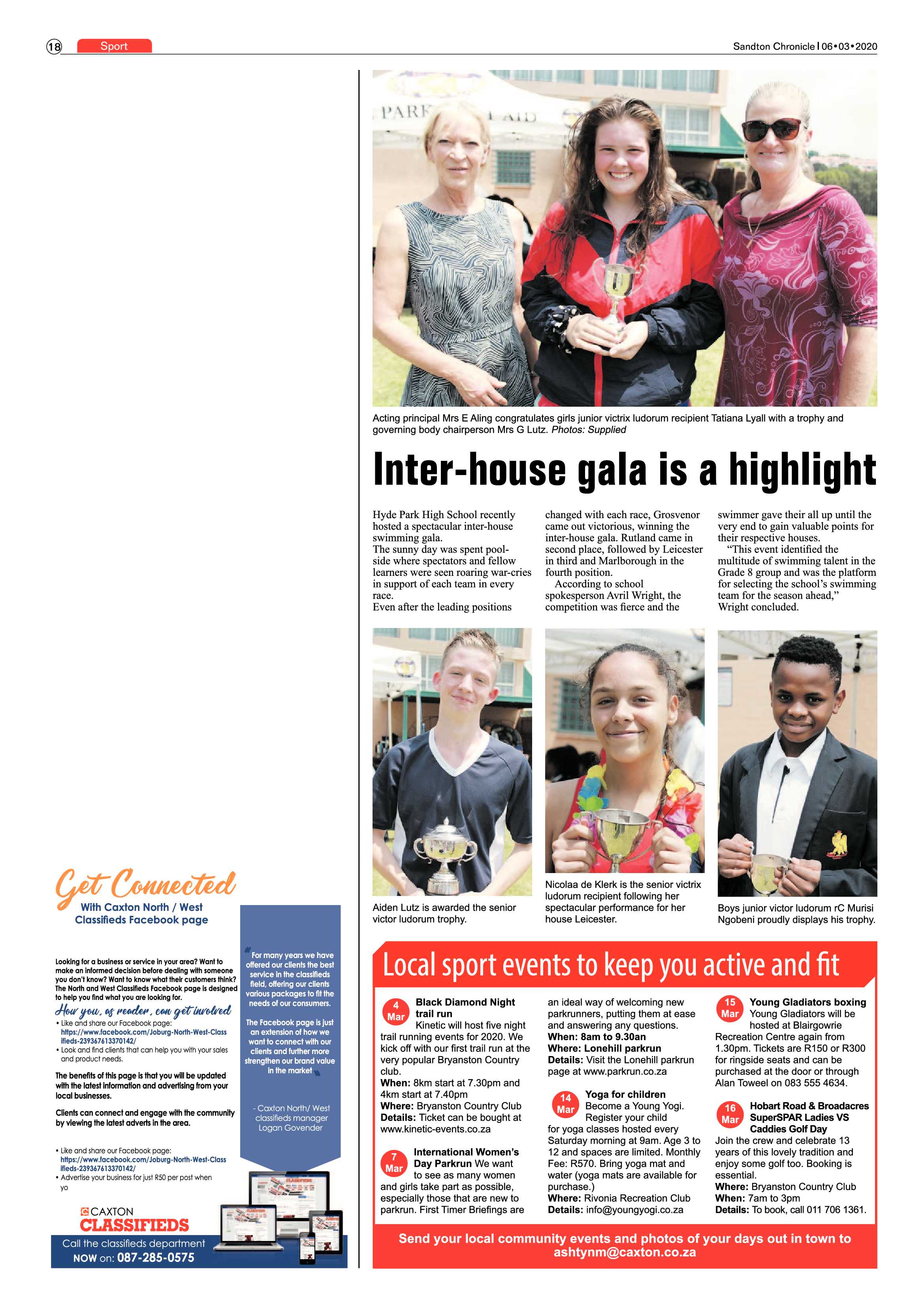 Sandton Chronicle 06 March 2020 page 18