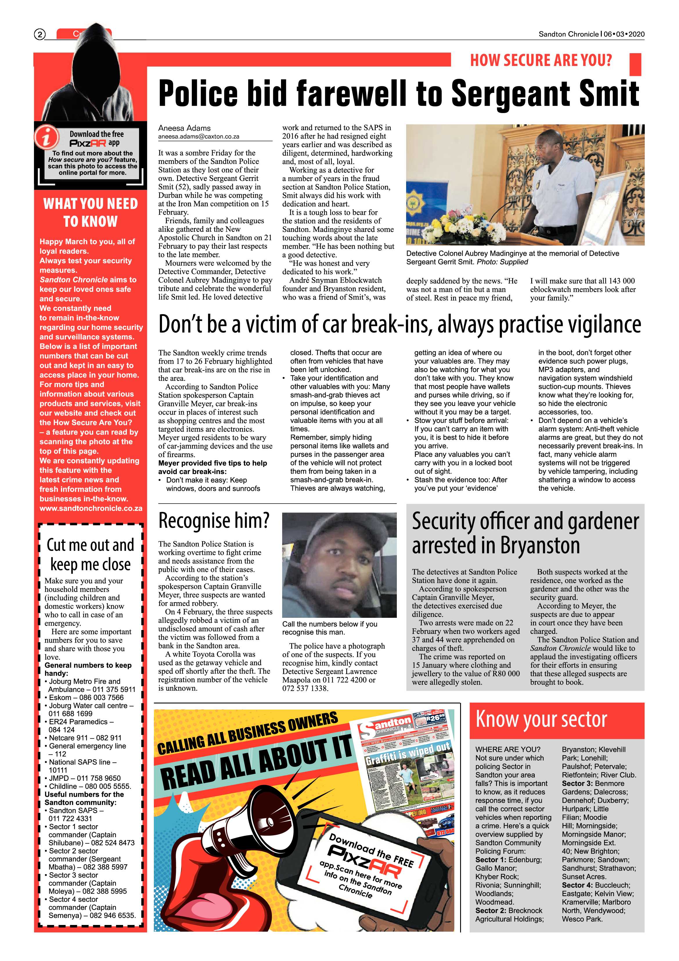 Sandton Chronicle 06 March 2020 page 2