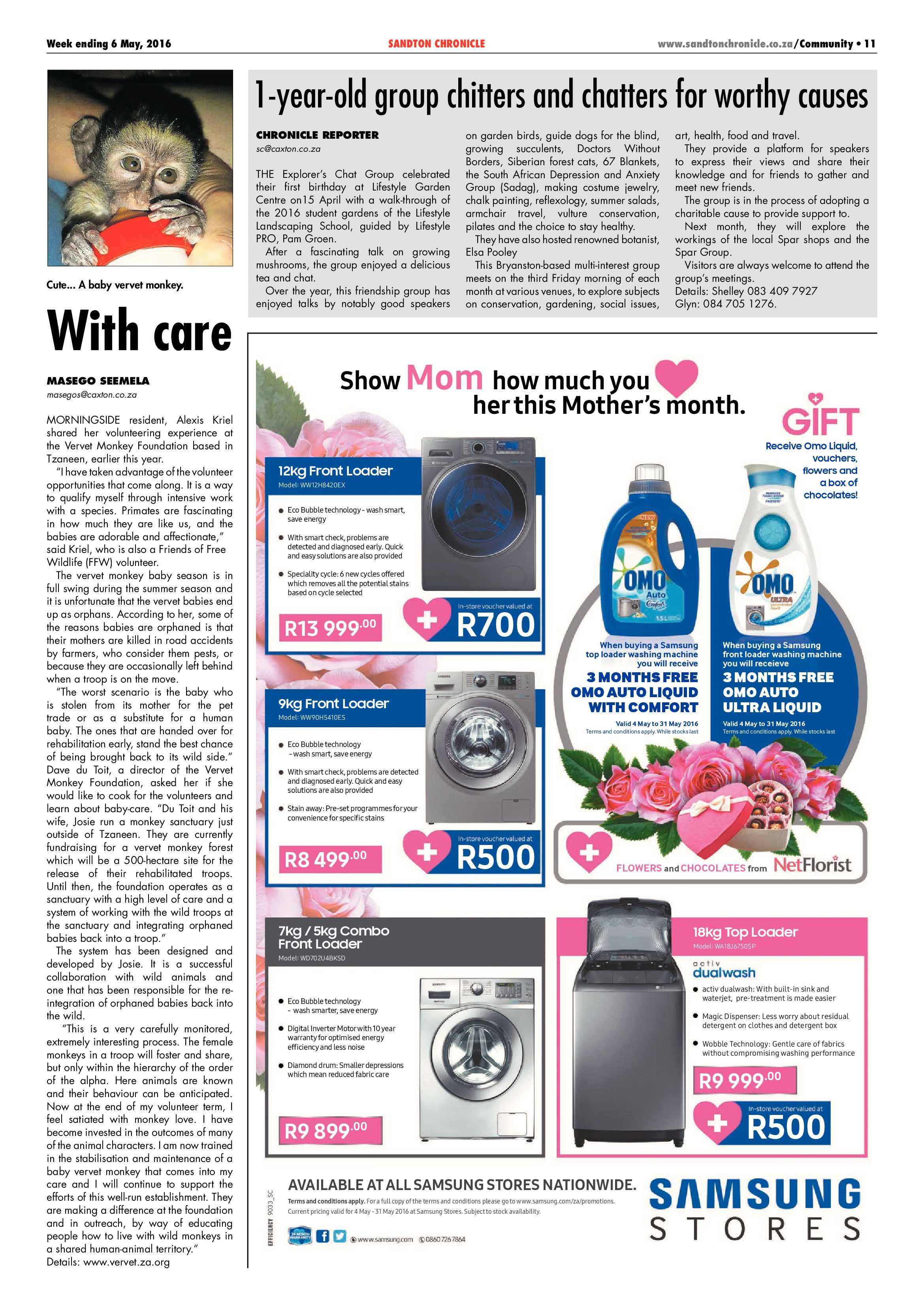 Sandton Chronicle 06 May 2016 page 11
