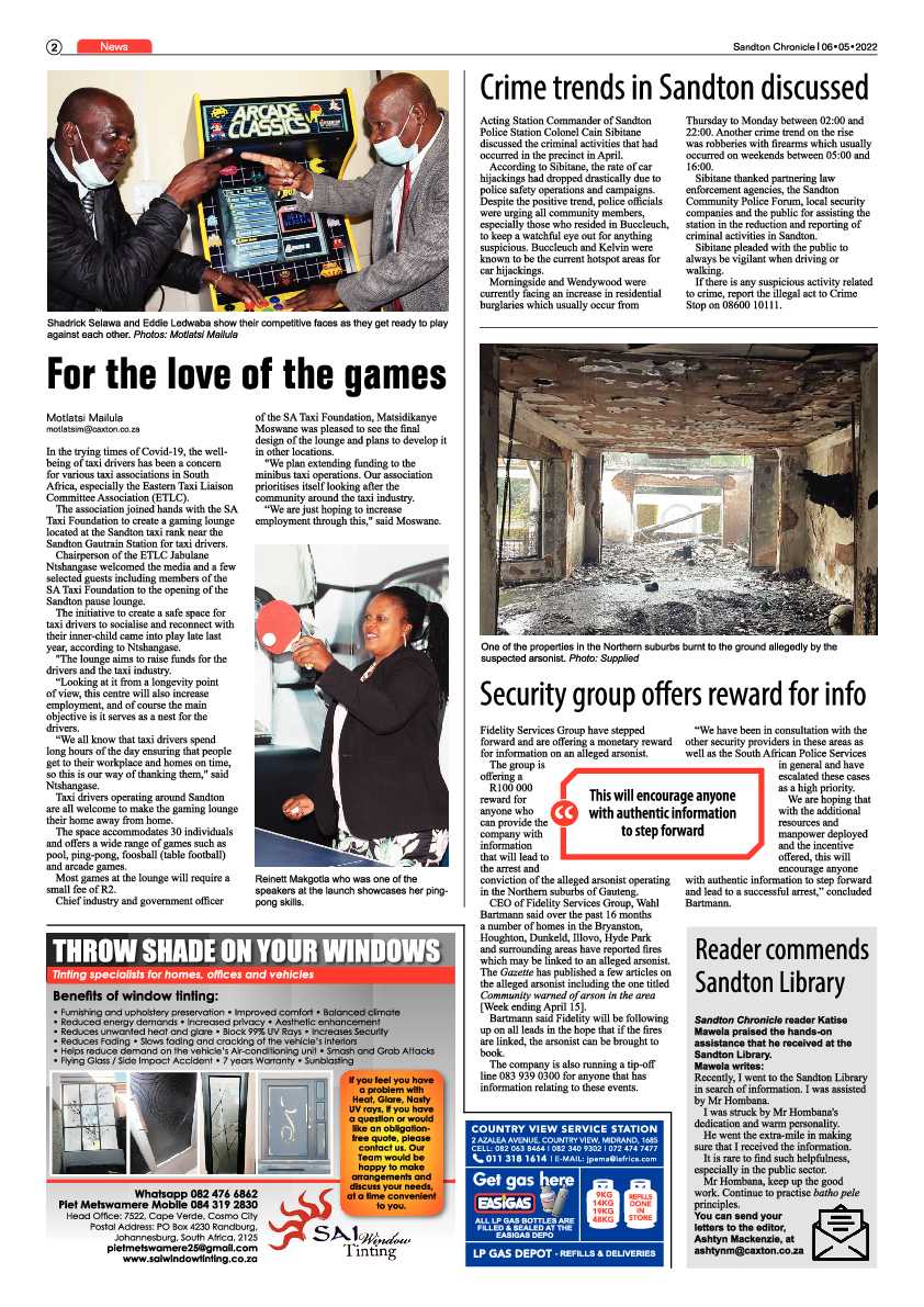 Sandton Chronicle 06 May 2022 page 2