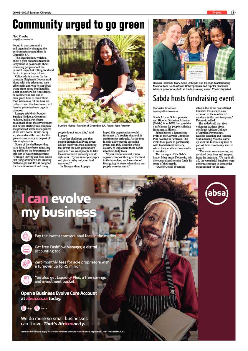 Sandton Chronicle 06 May 2022 page 3