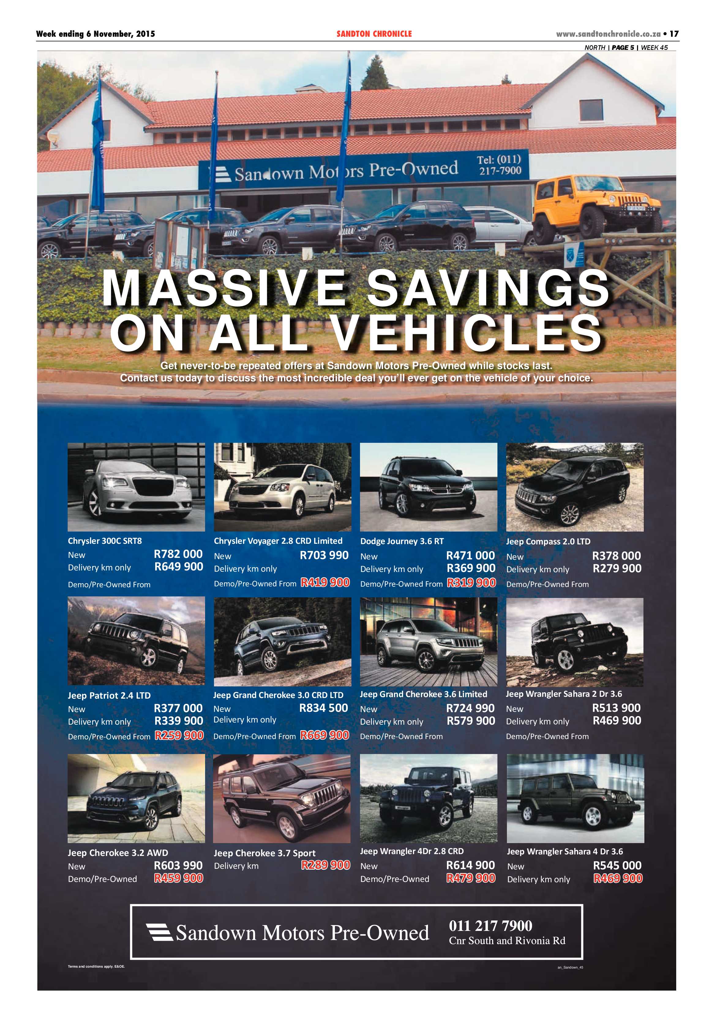 Sandton Chronicle 06 November 2015 page 17