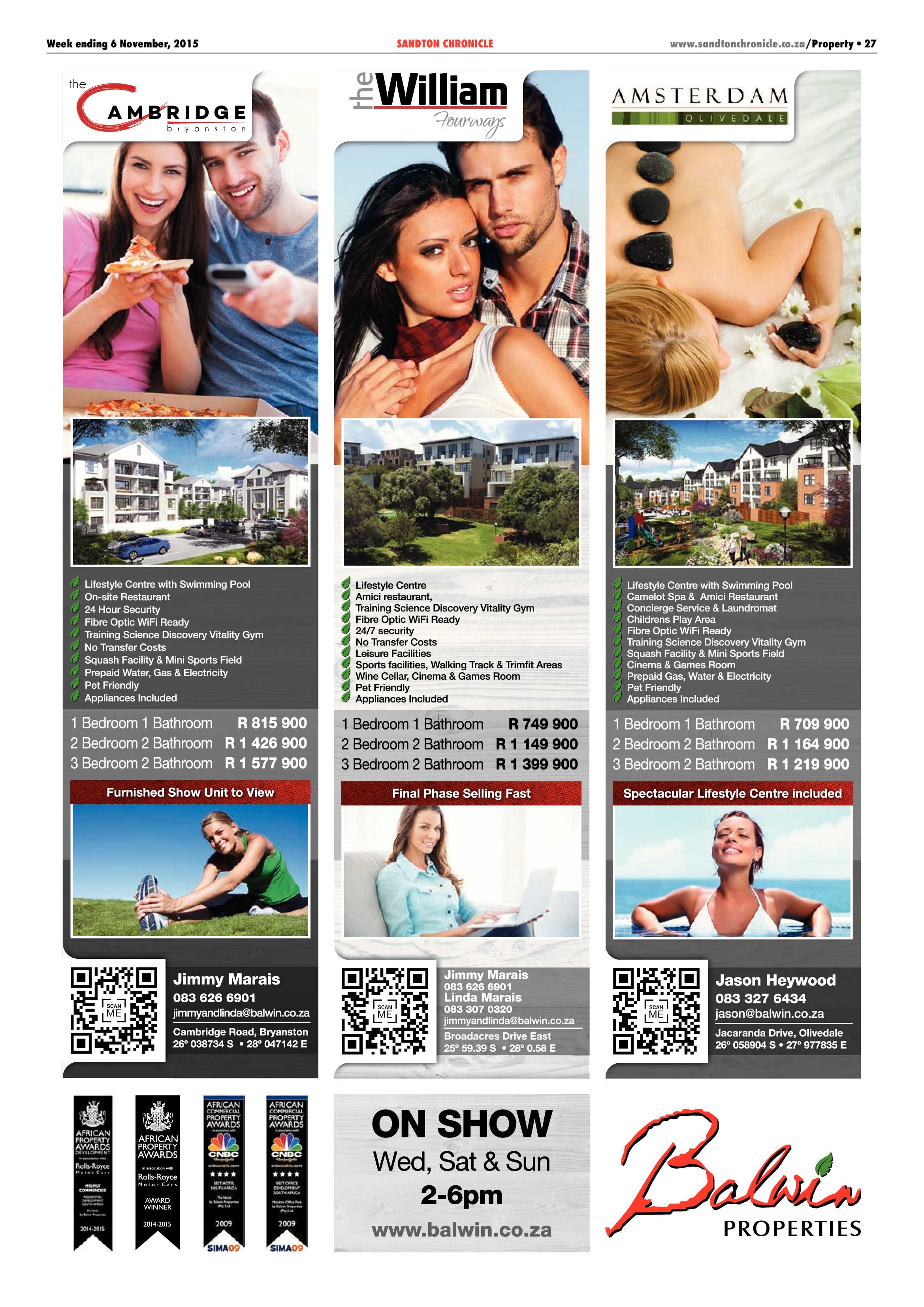 Sandton Chronicle 06 November 2015 page 27