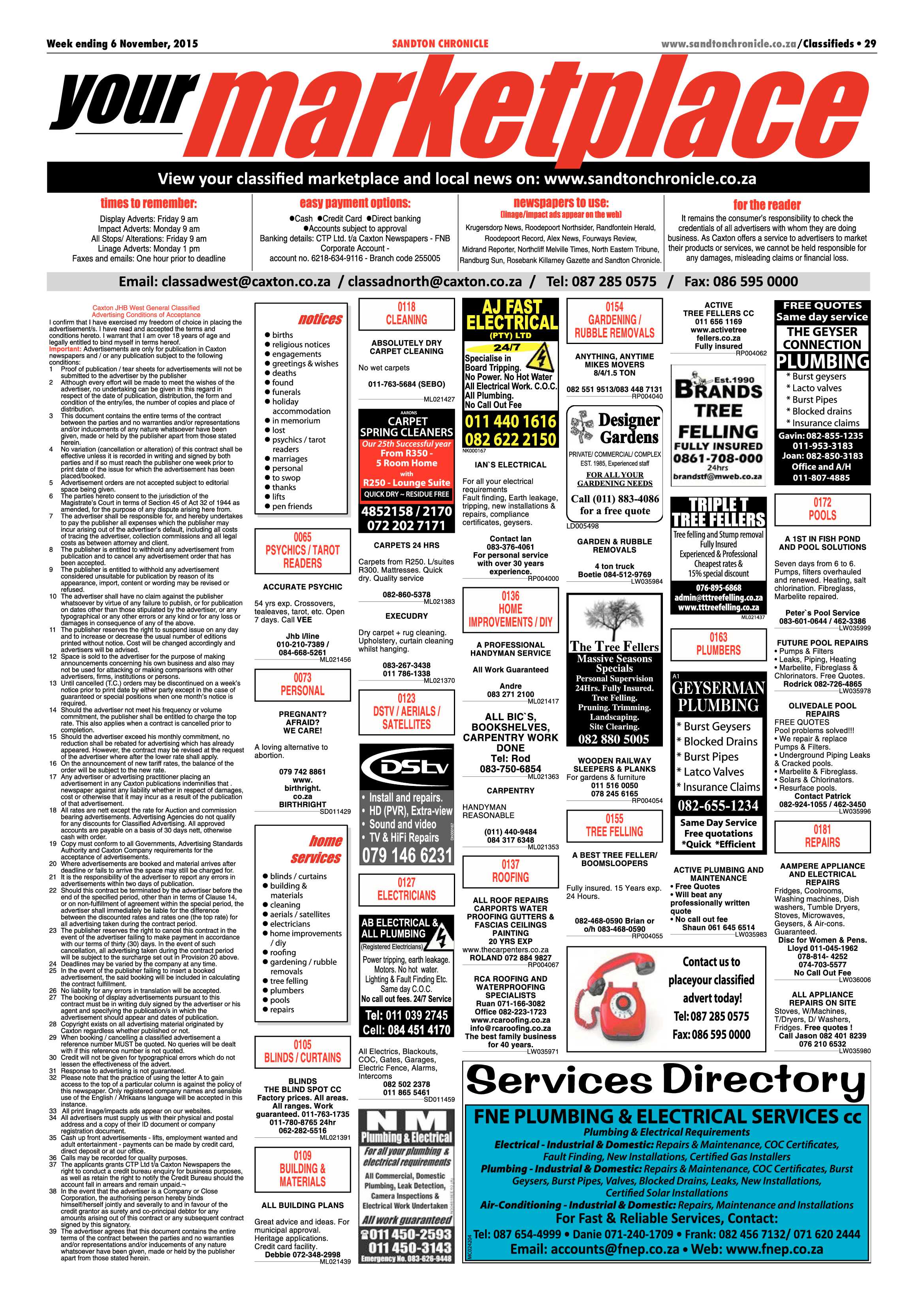 Sandton Chronicle 06 November 2015 page 29