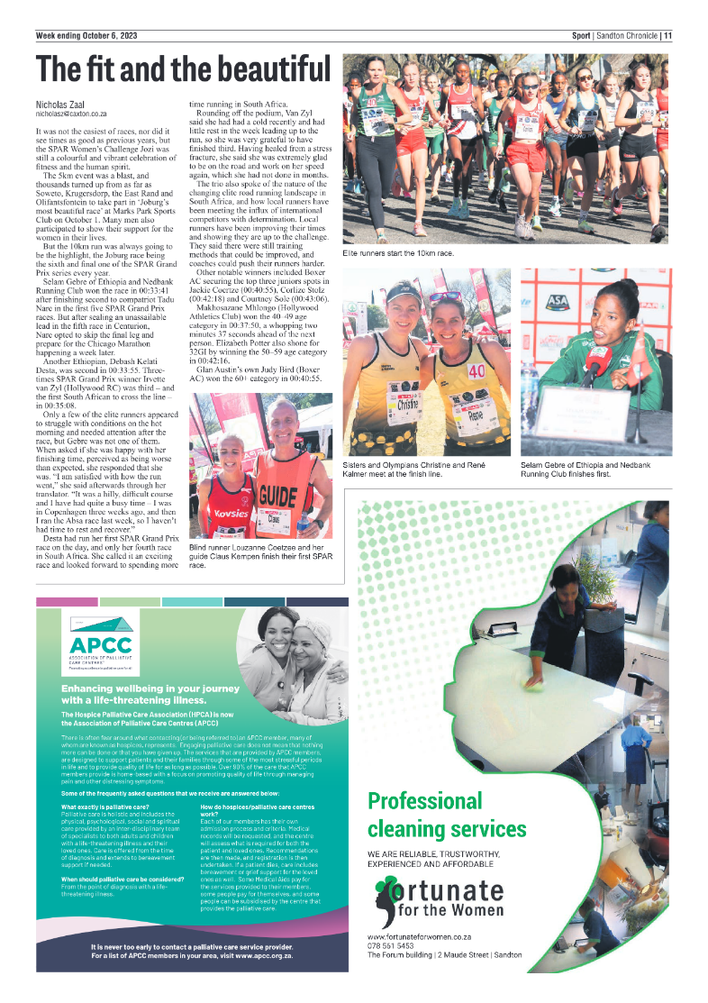 Sandton Chronicle 06 October 2023 page 11