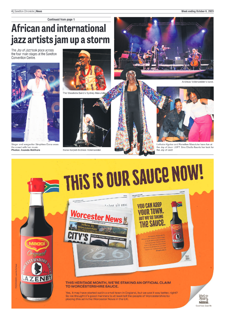 Sandton Chronicle 06 October 2023 page 4