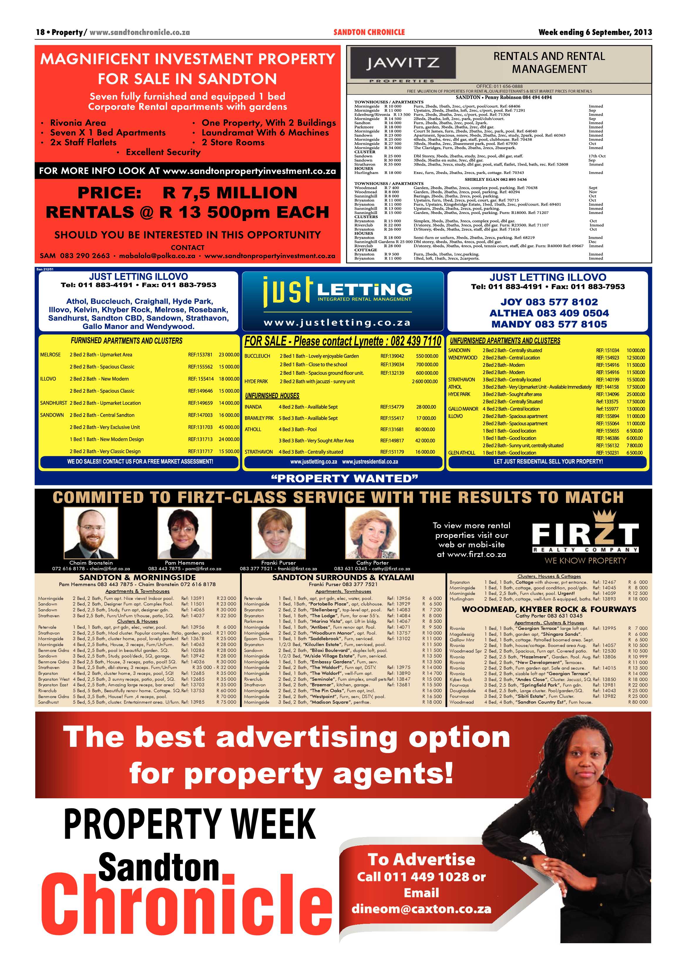 Sandton Chronicle 06 September 2013 page 18