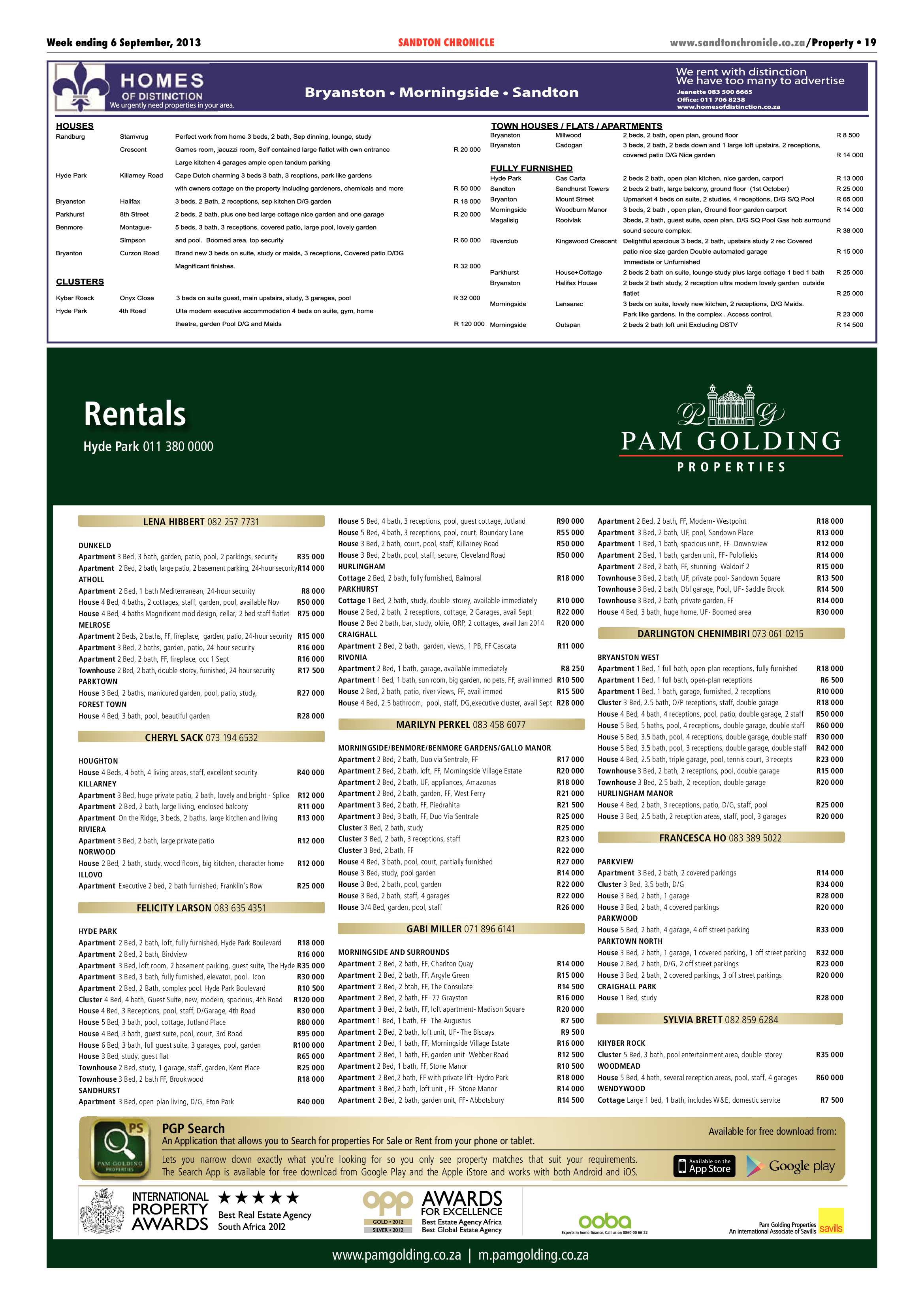 Sandton Chronicle 06 September 2013 page 19