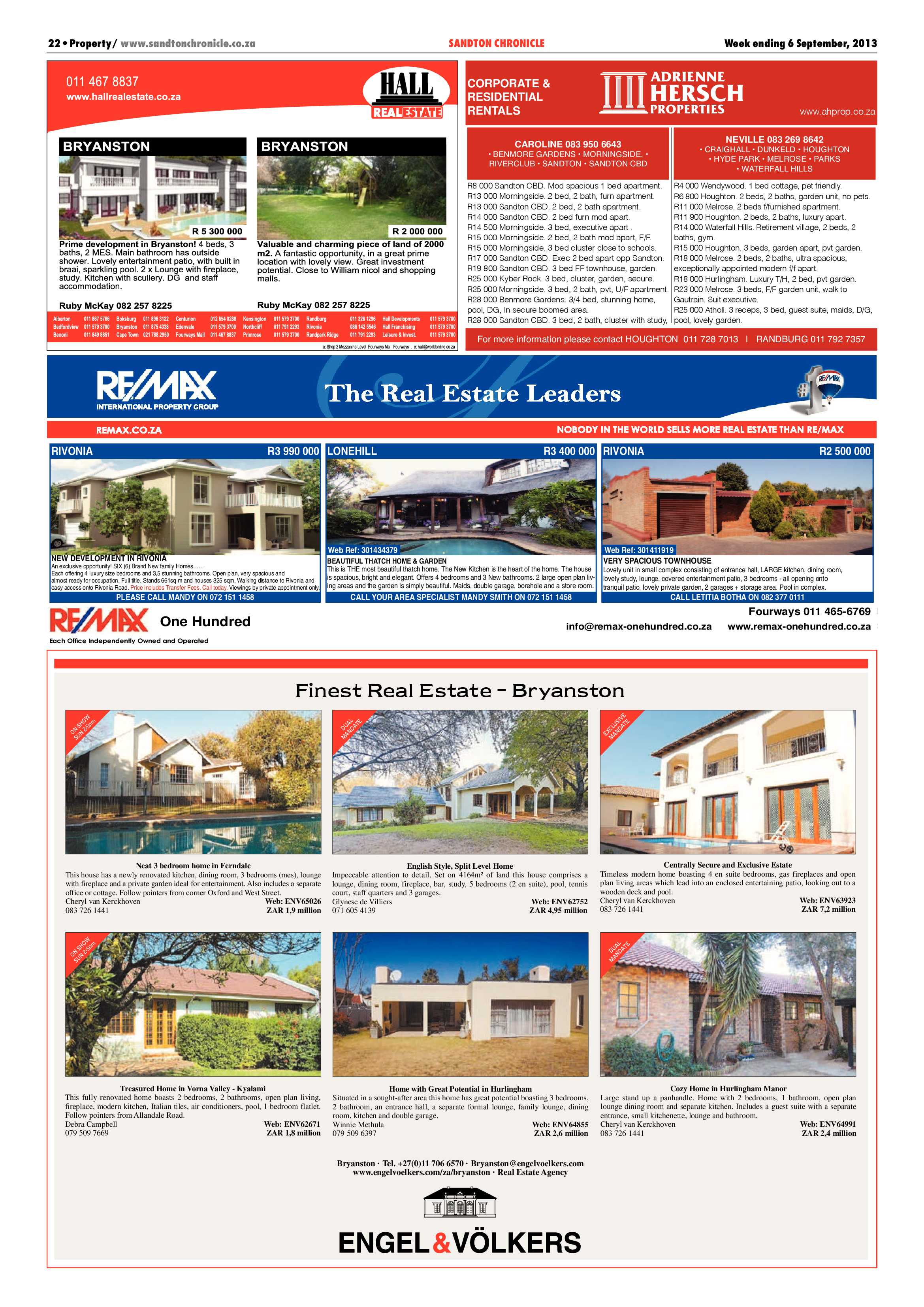 Sandton Chronicle 06 September 2013 page 22