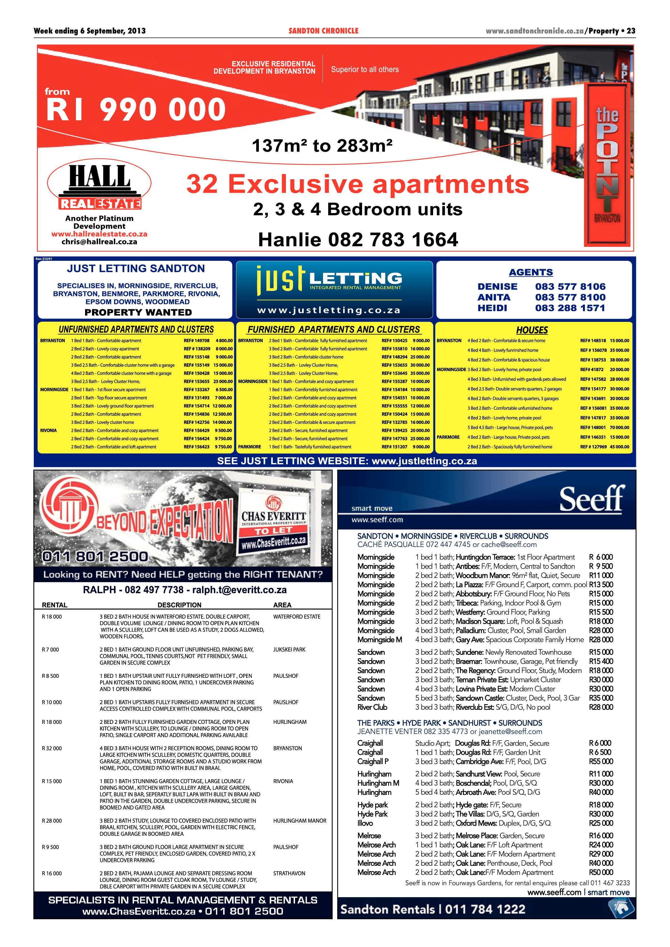Sandton Chronicle 06 September 2013 page 23