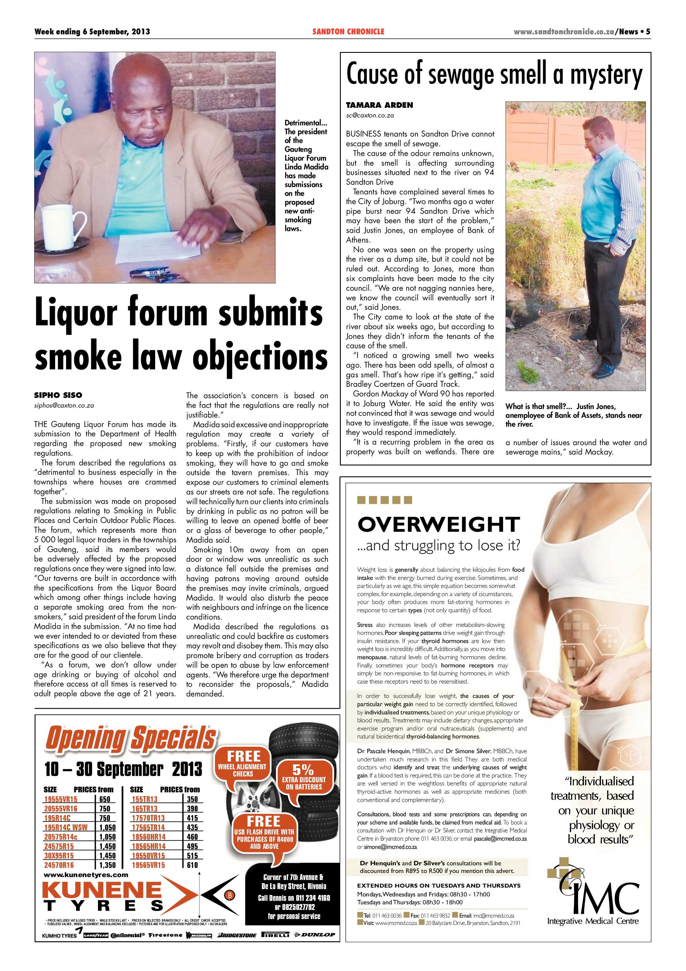Sandton Chronicle 06 September 2013 page 5