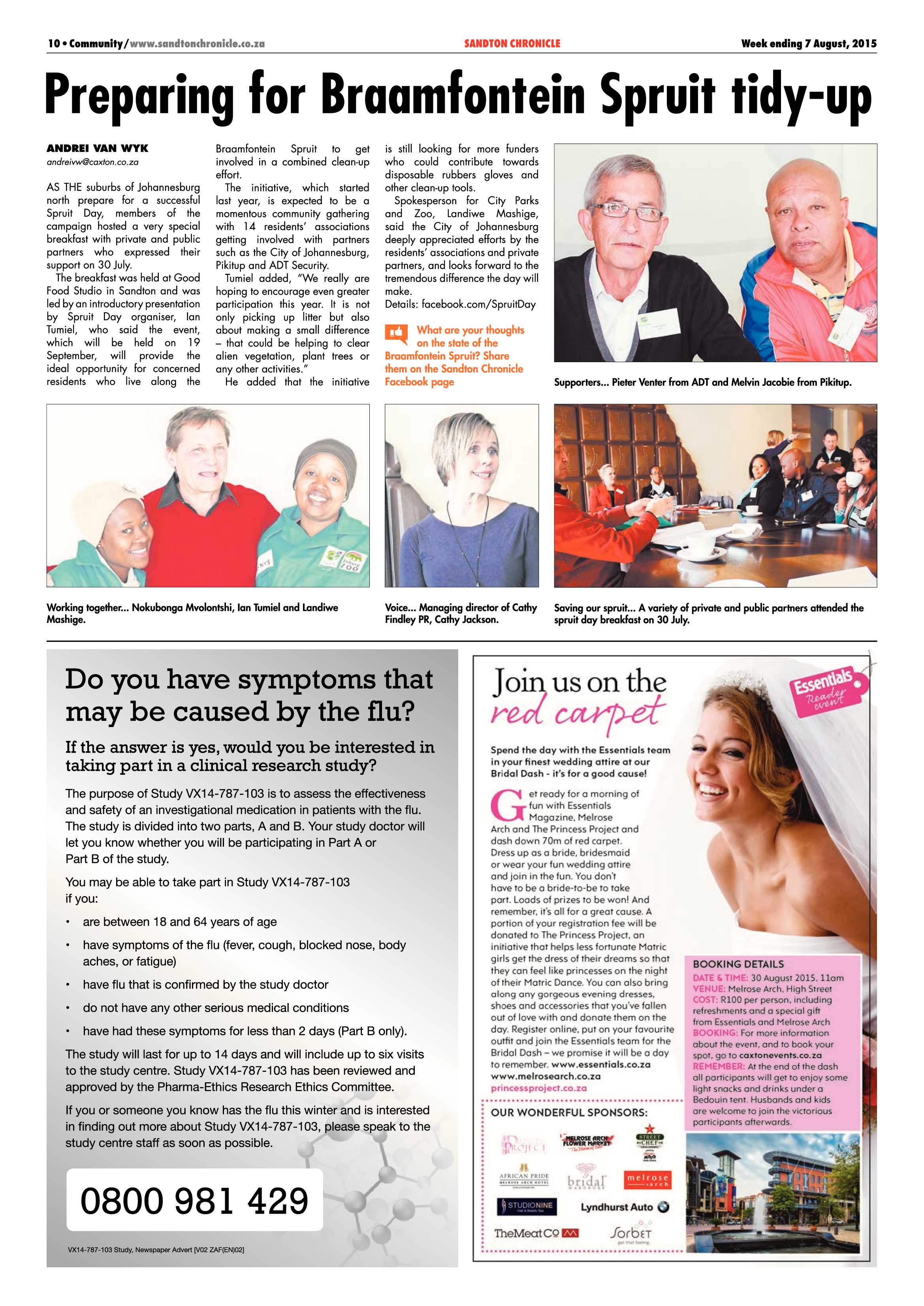Sandton Chronicle 07 August 2015 page 10