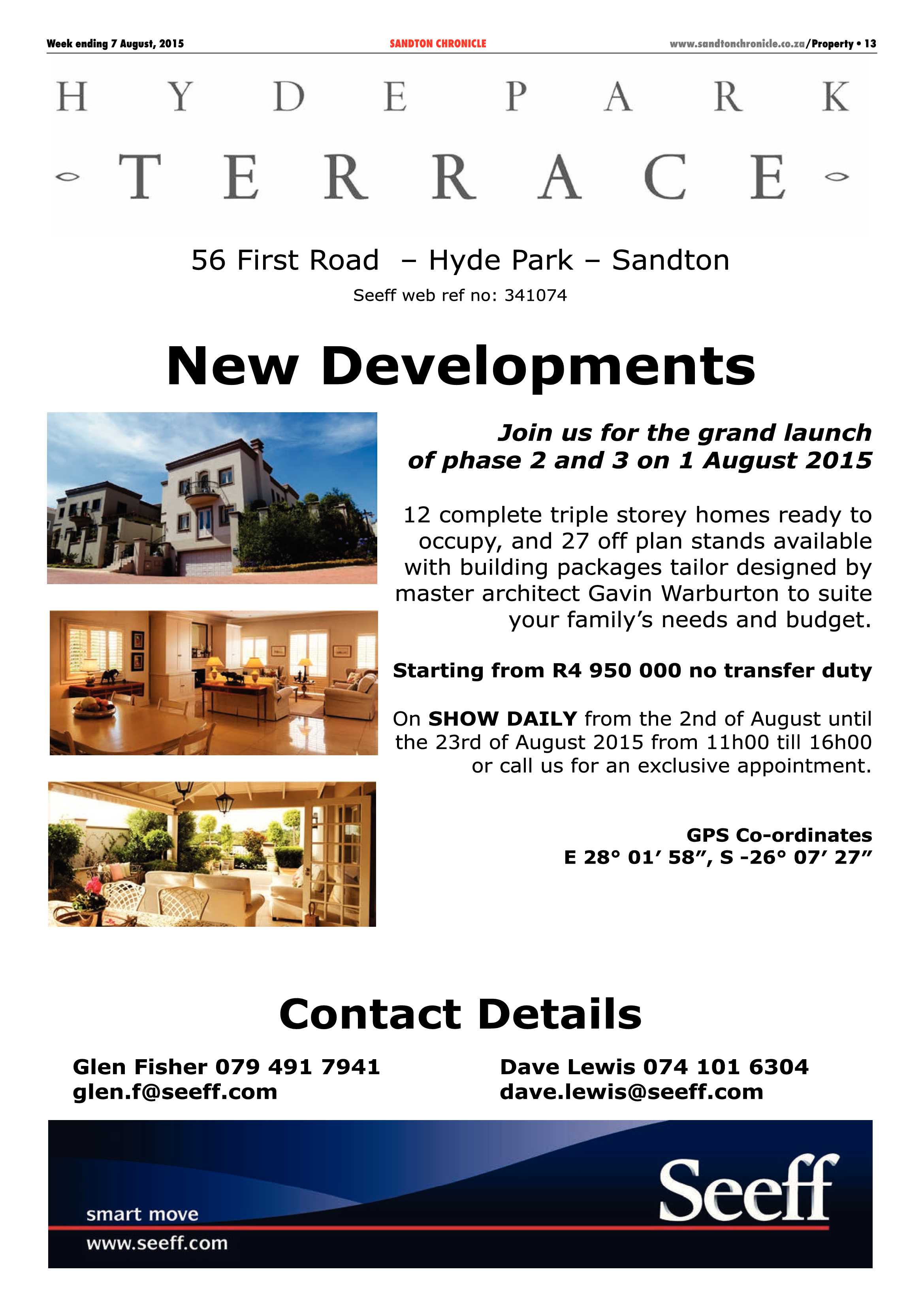 Sandton Chronicle 07 August 2015 page 13