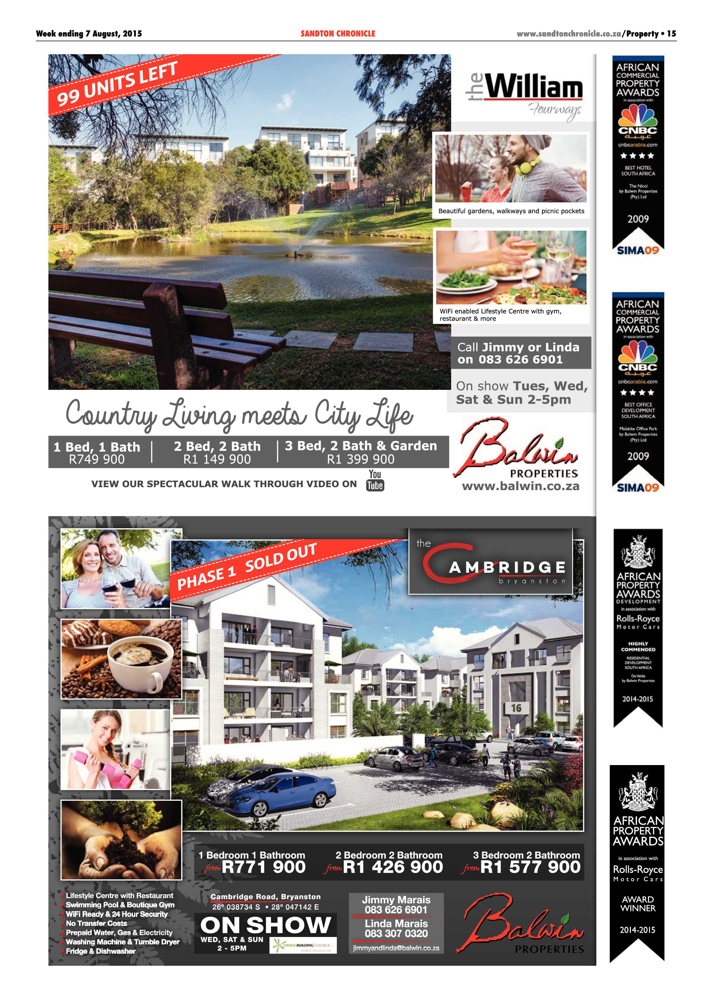 Sandton Chronicle 07 August 2015 page 15