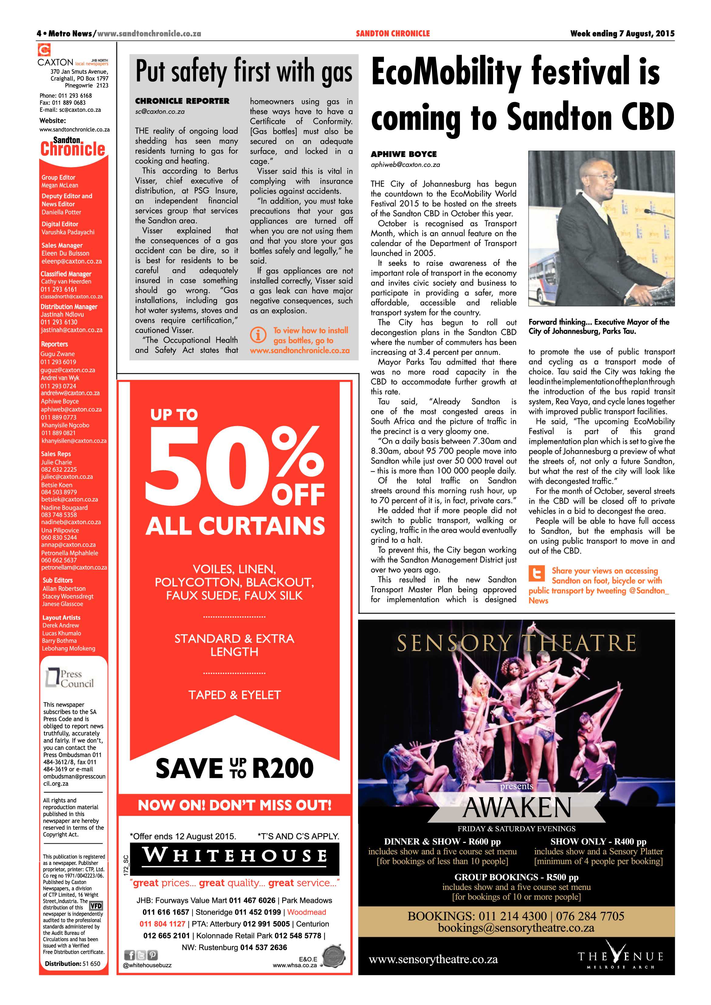 Sandton Chronicle 07 August 2015 page 4
