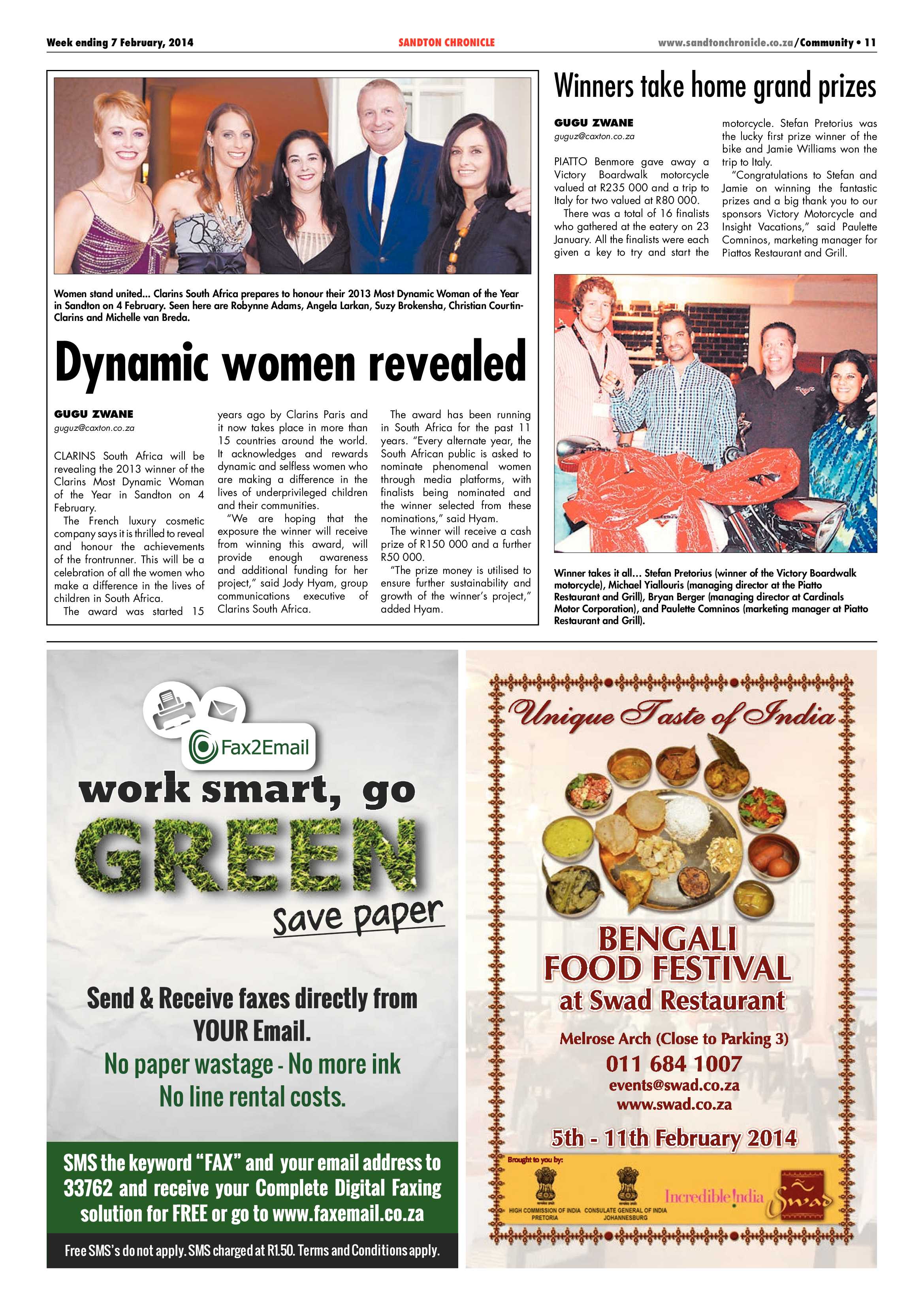 Sandton Chronicle 07 February 2014 page 11