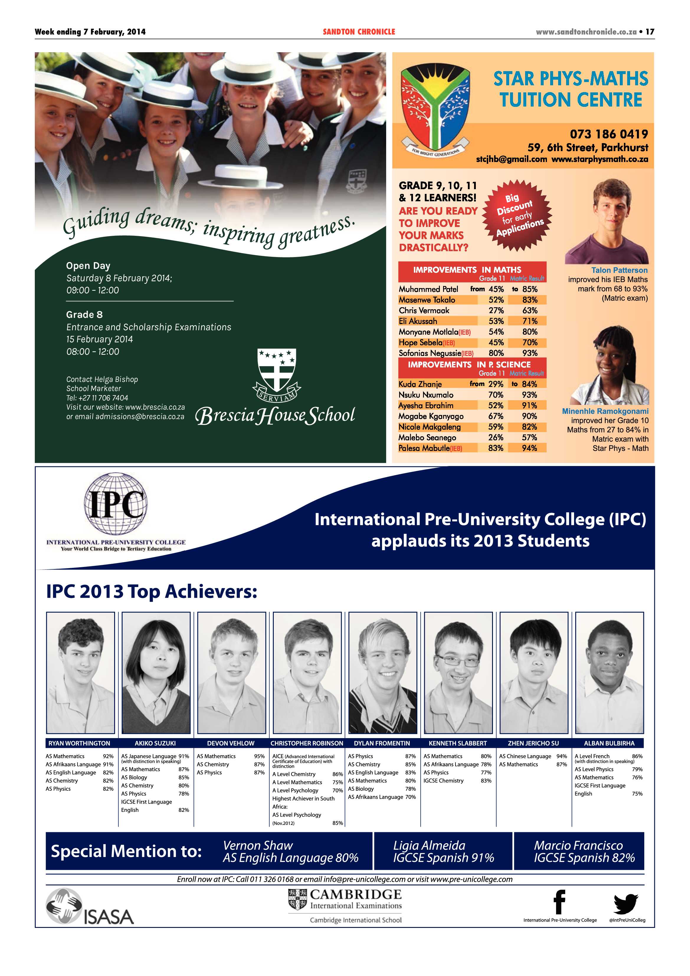 Sandton Chronicle 07 February 2014 page 33