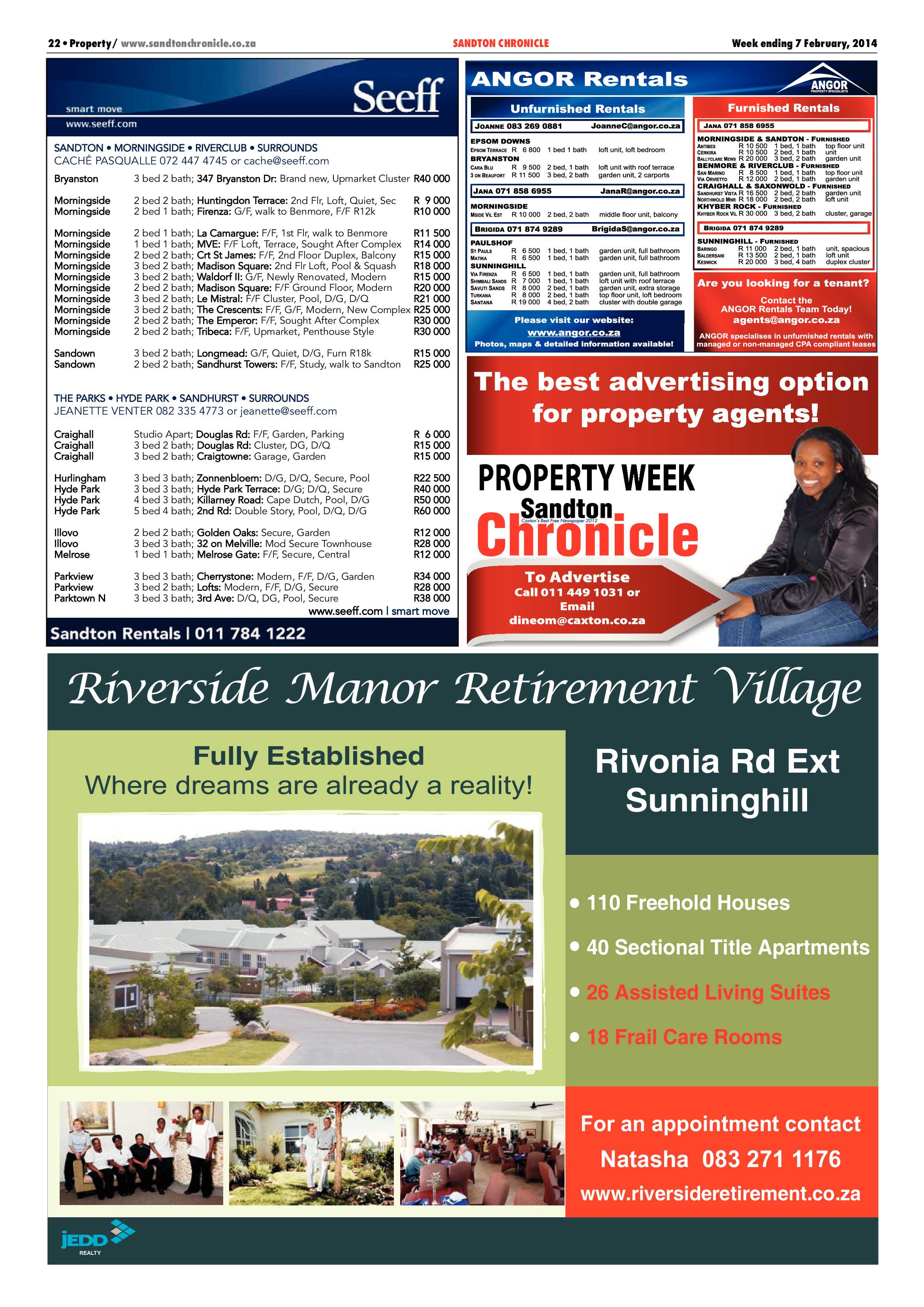 Sandton Chronicle 07 February 2014 page 38