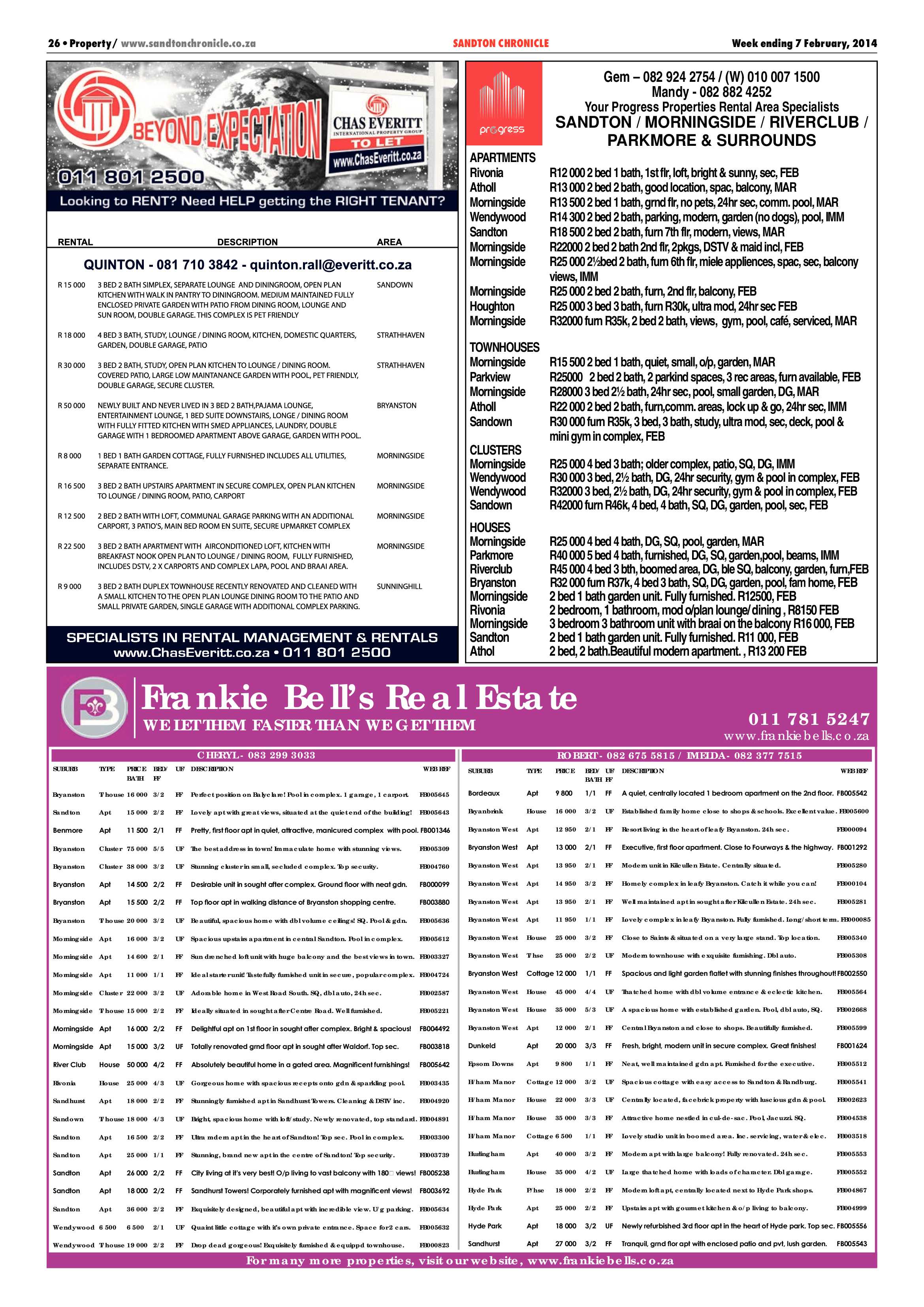 Sandton Chronicle 07 February 2014 page 42