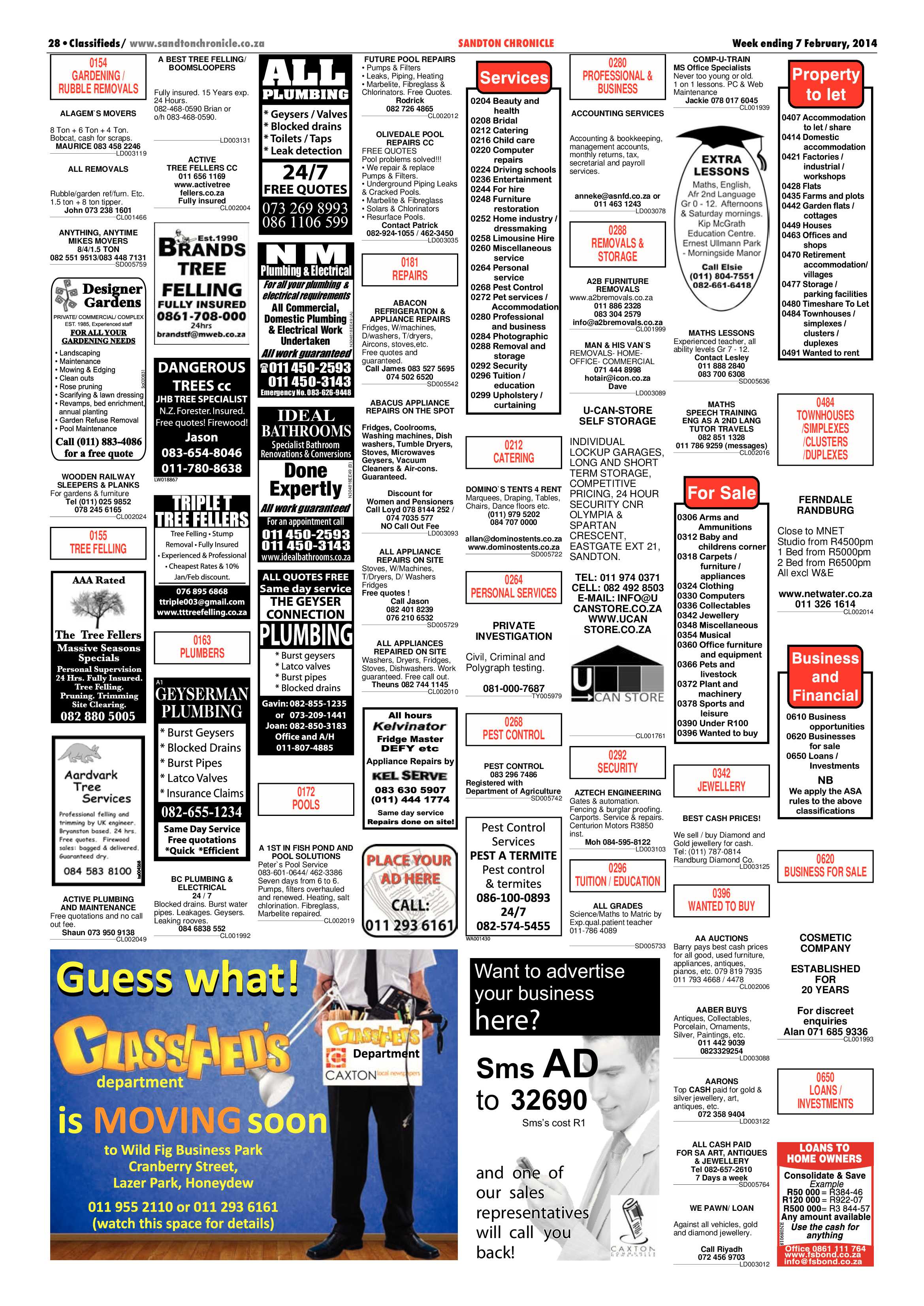 Sandton Chronicle 07 February 2014 page 44