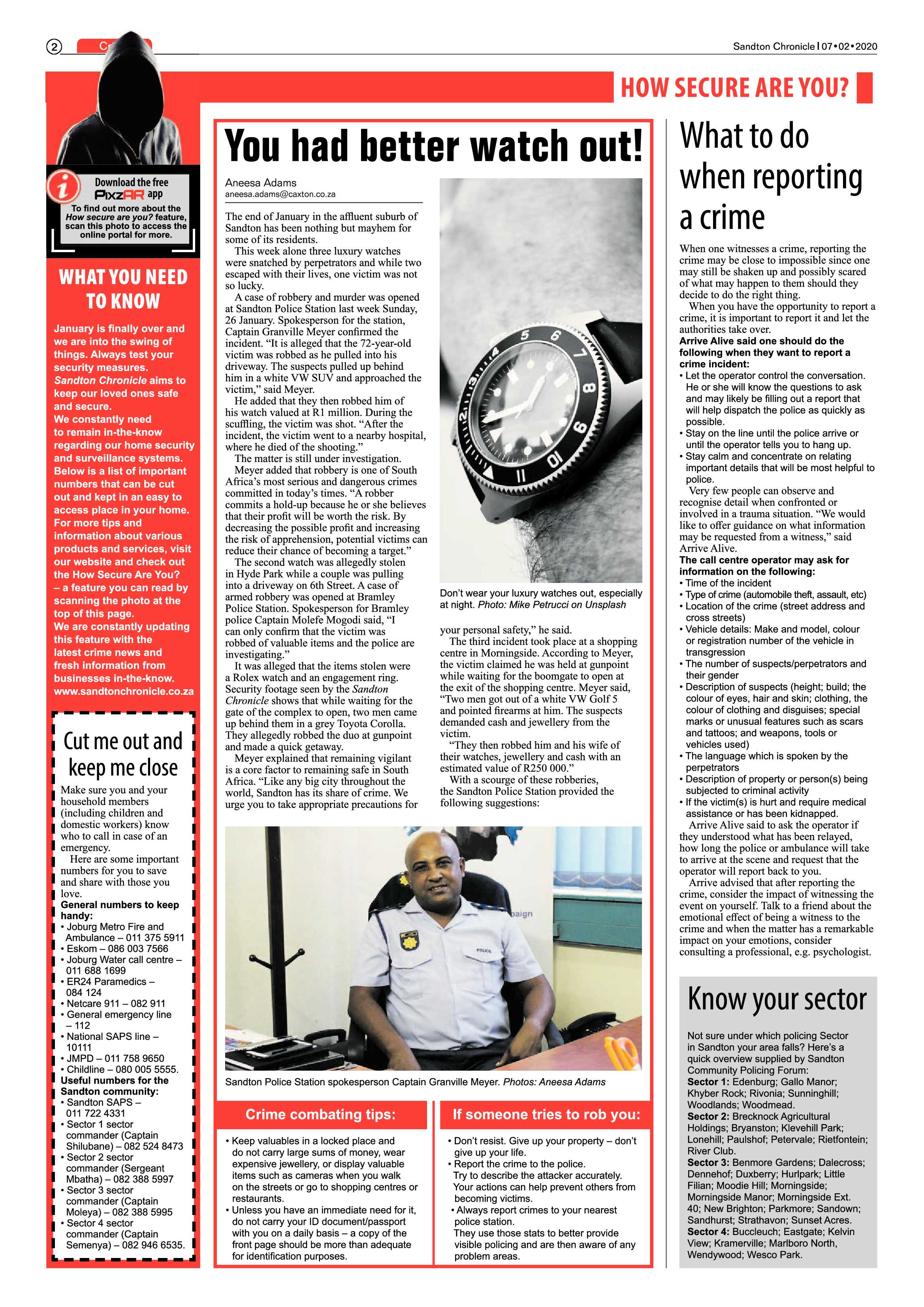 Sandton Chronicle 07 February 2020 page 2